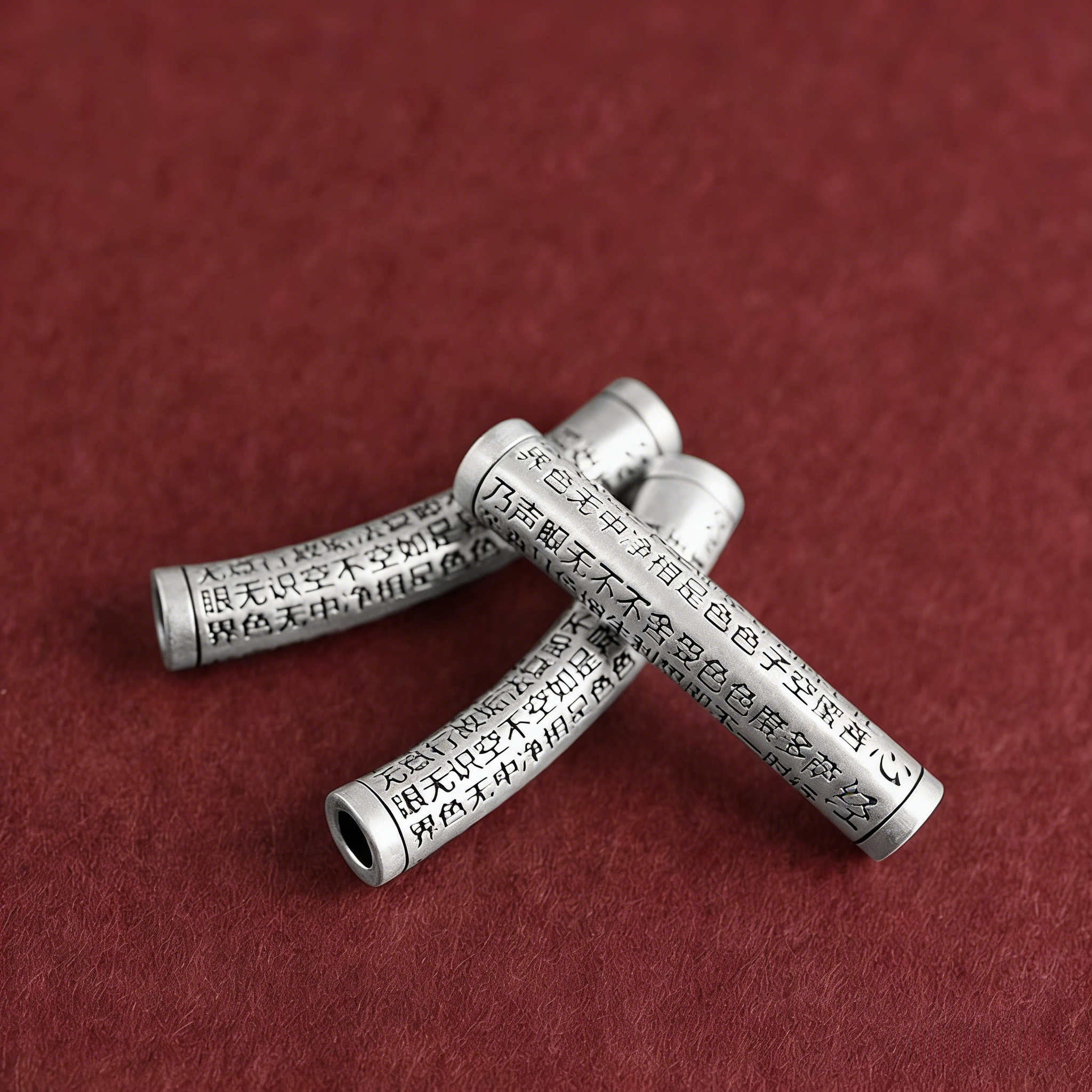 Heart Sutra Protection Bracelet – Feng Shui Red String Spiritual Charm