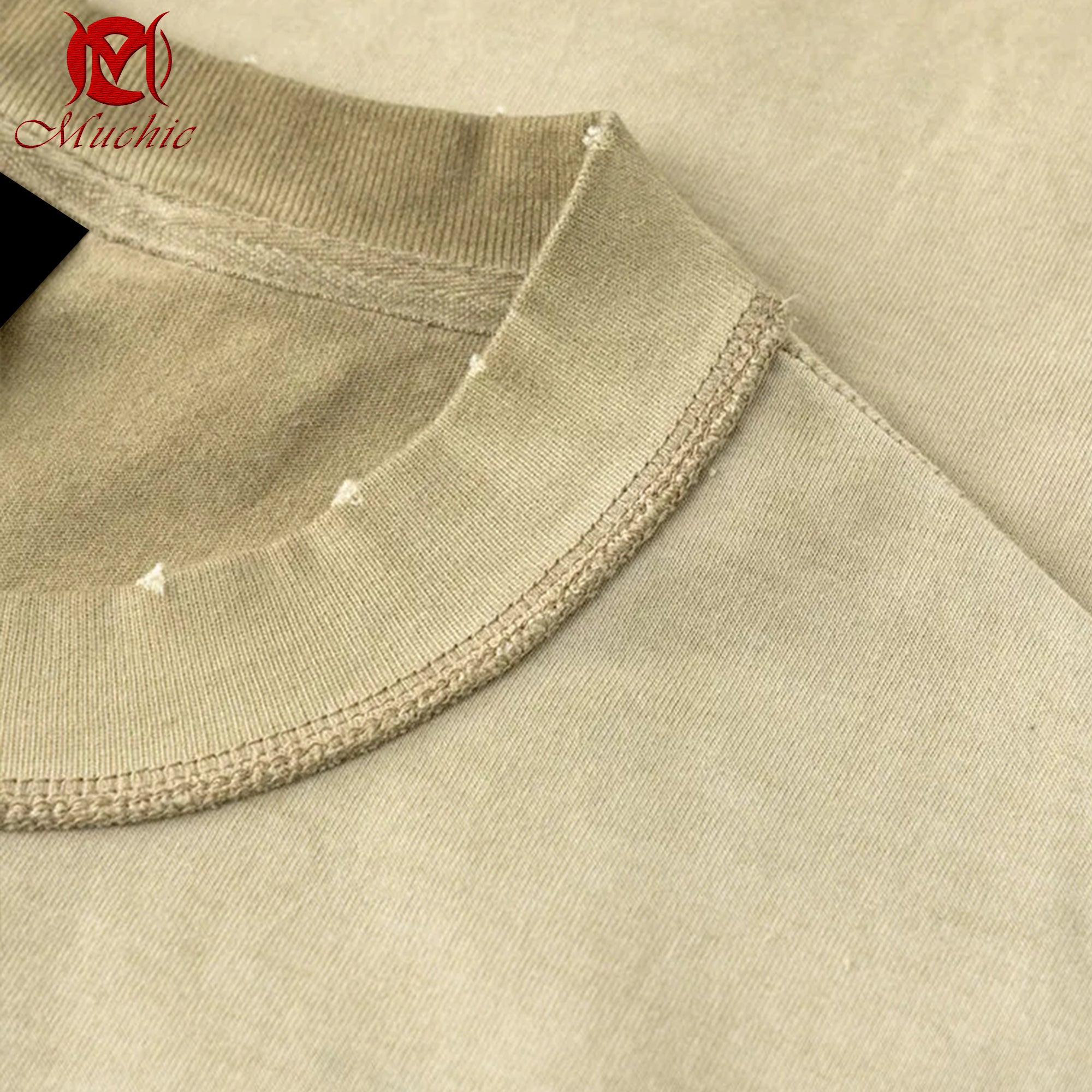 Unisex Heavy Washed Distressed Short Sleeve T-Shirt (Duty Free)