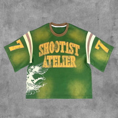 Muchic Shootist Atelier Print Short Sleeve T-Shirt