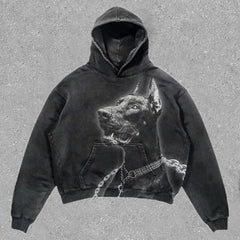 Muchic Vintage street style dog hoodie