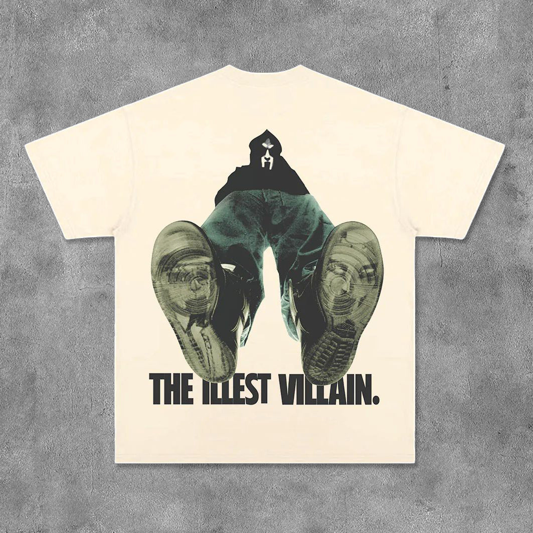 Muchic The Illest Villains Print Short Sleeve T-Shirt