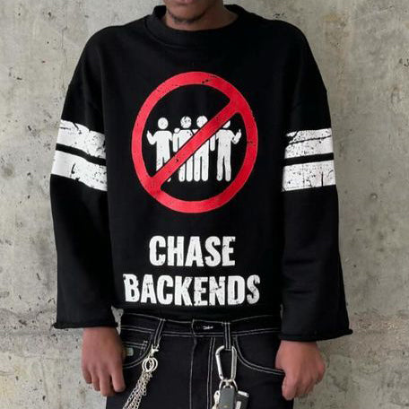 Muchic Chase Backends Printed Three-quarter Sleeve T-shirt