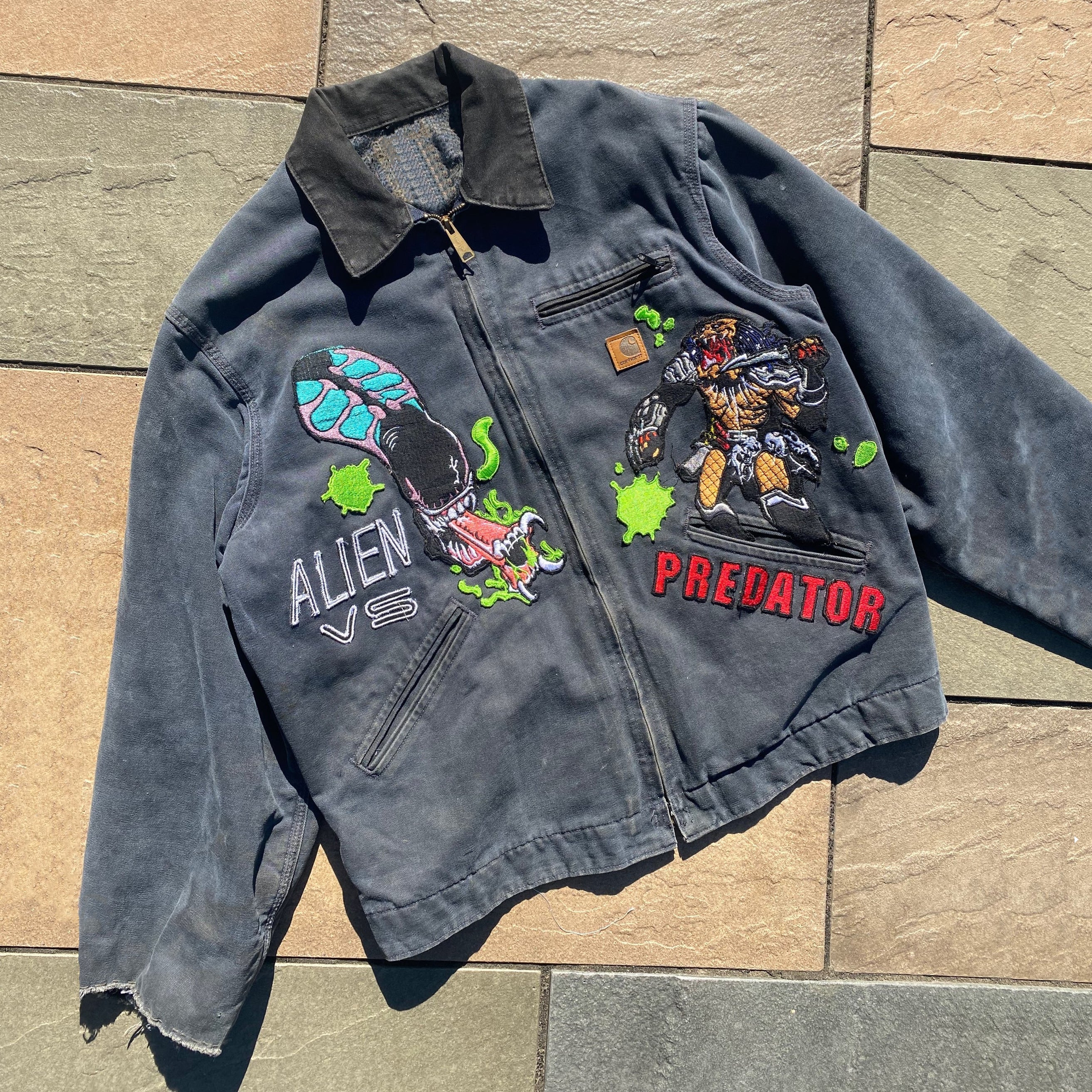 Anime collaboration zip-up jacket