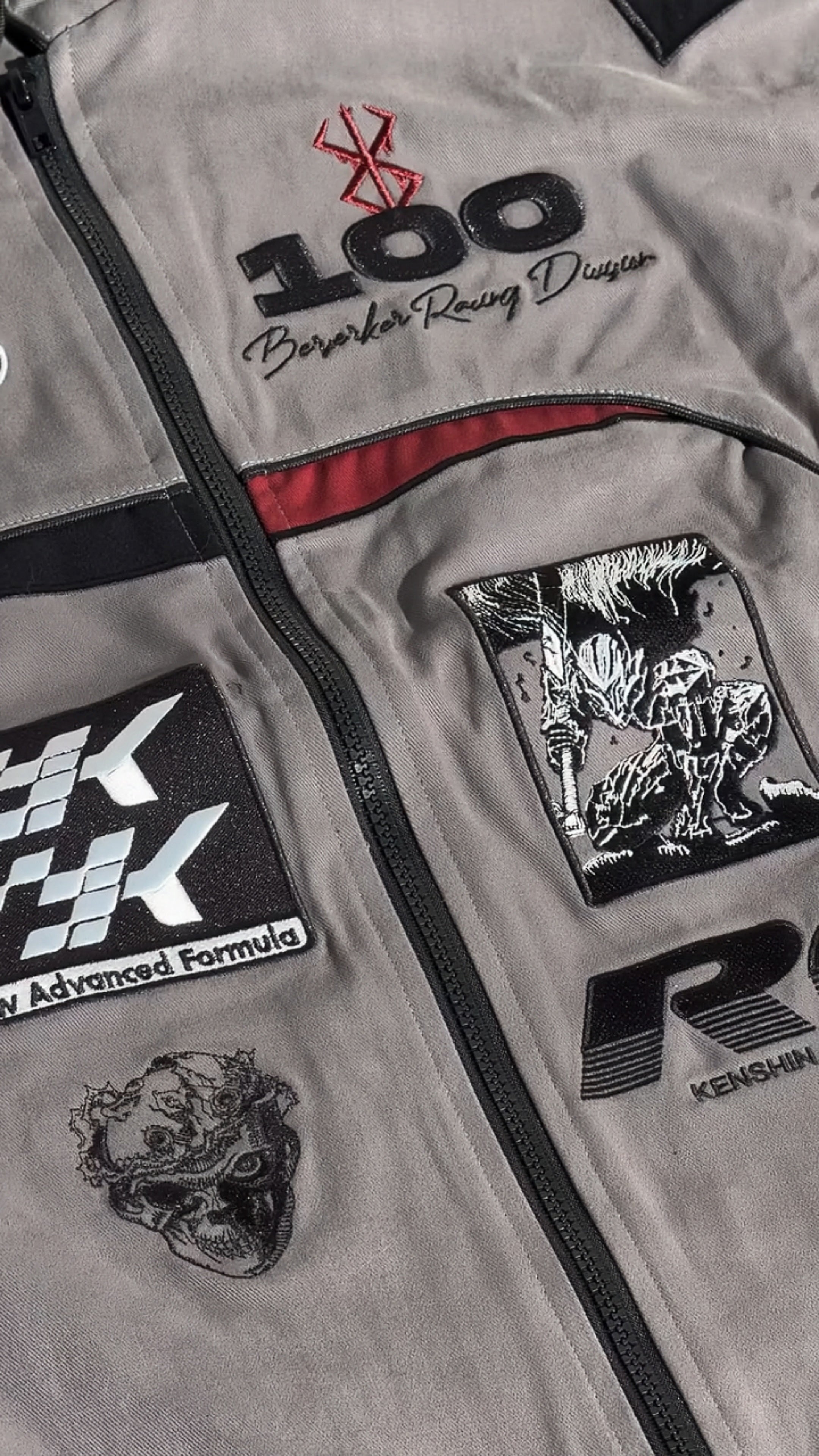 Muchic Unisex Anime Berserk racing jacket V2