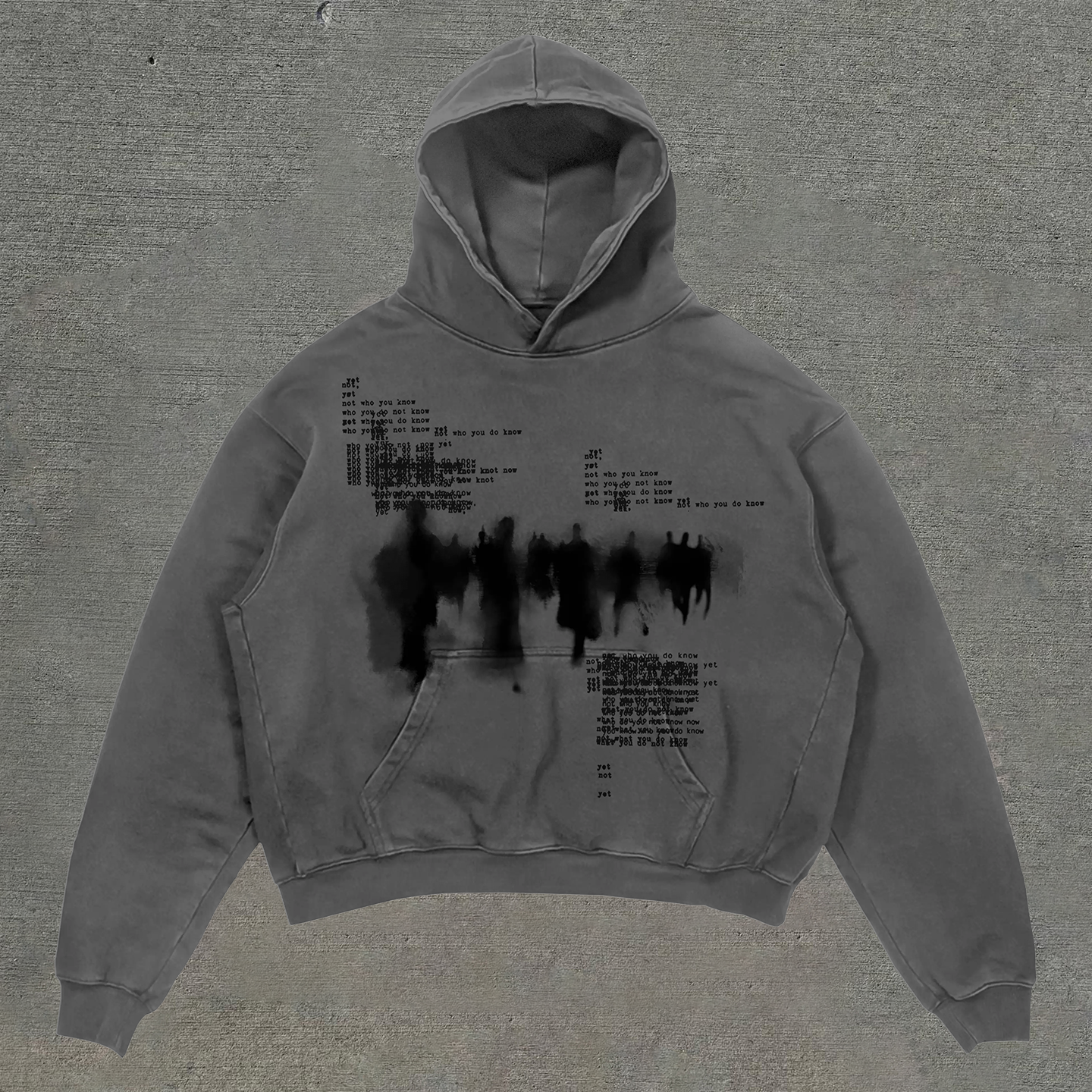 Muchic Personalized walking print hoodie