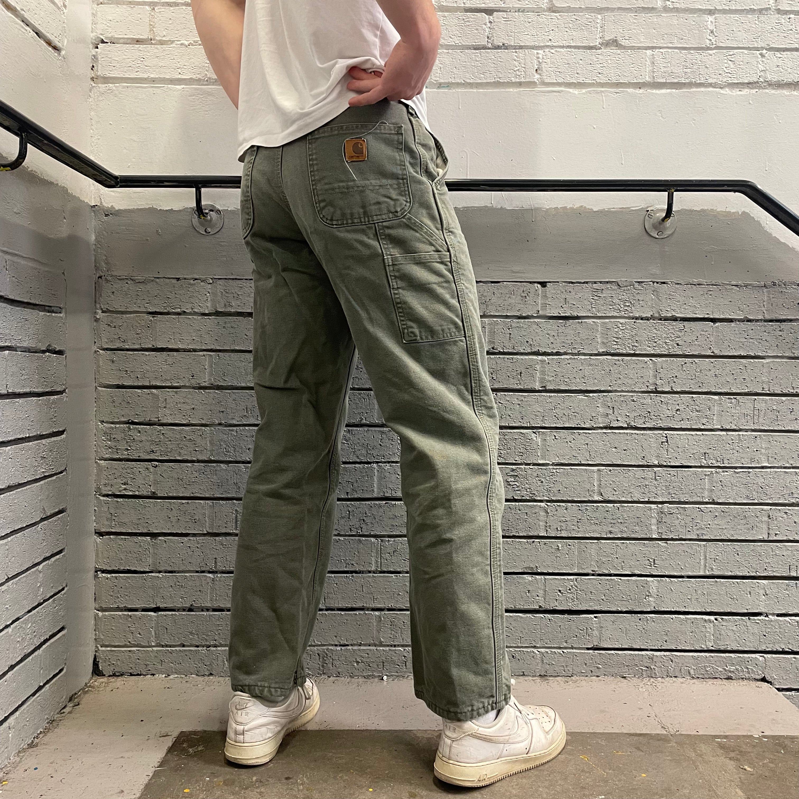 Vintage Carhartt Green Carpenter Trousers