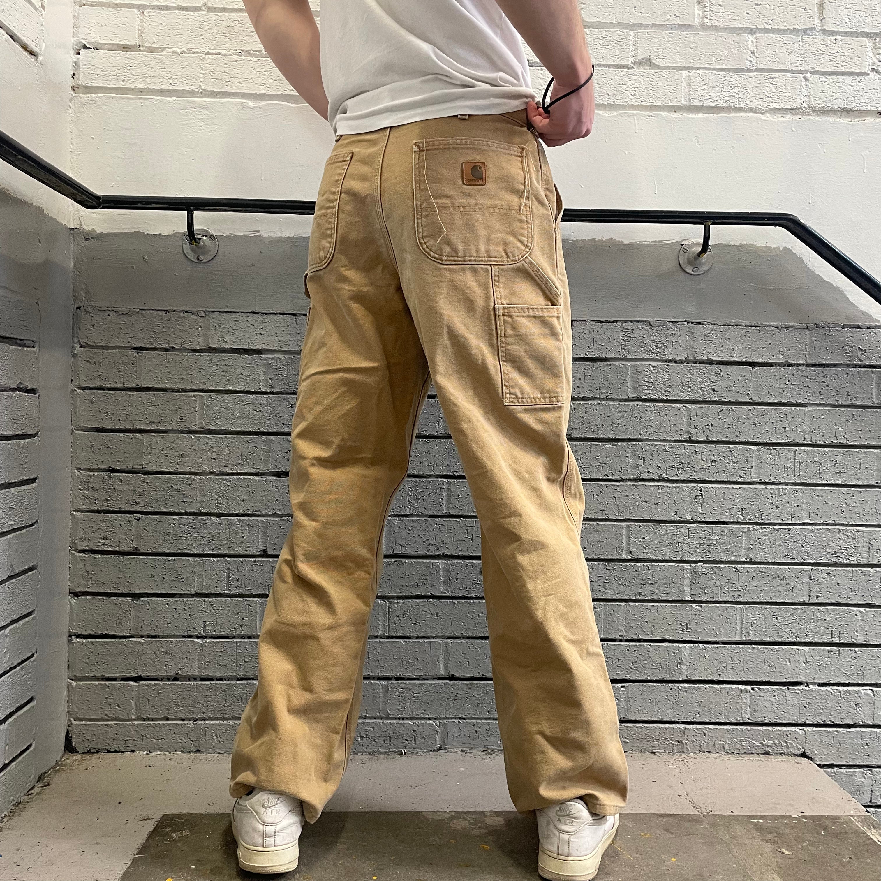 Vintage Carhartt Sand Carpenter Trousers