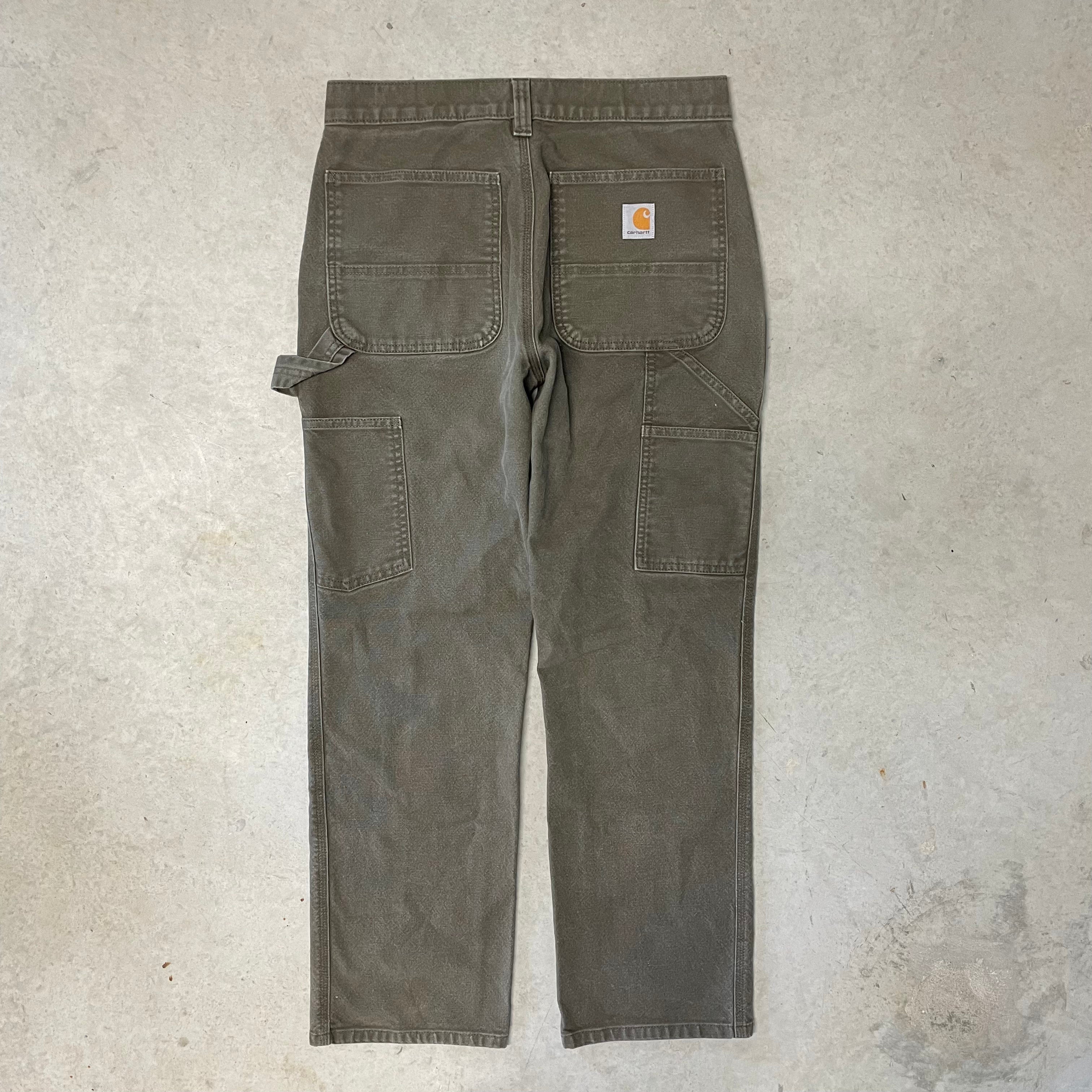 Vintage Carhartt Green Carpenter Trousers