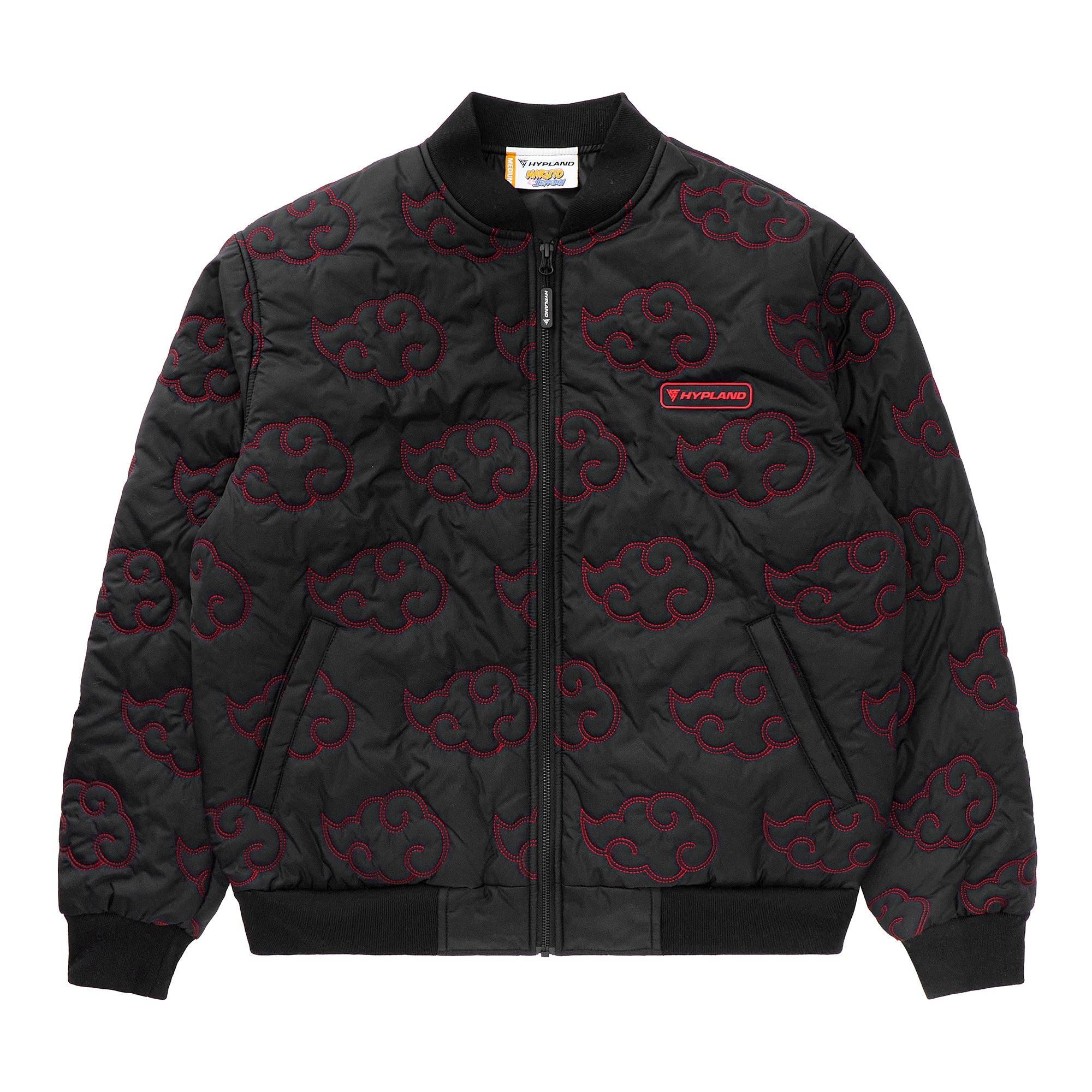 Muchic Unisex SHIPPUDEN AKATSUKI Quilted Jacket