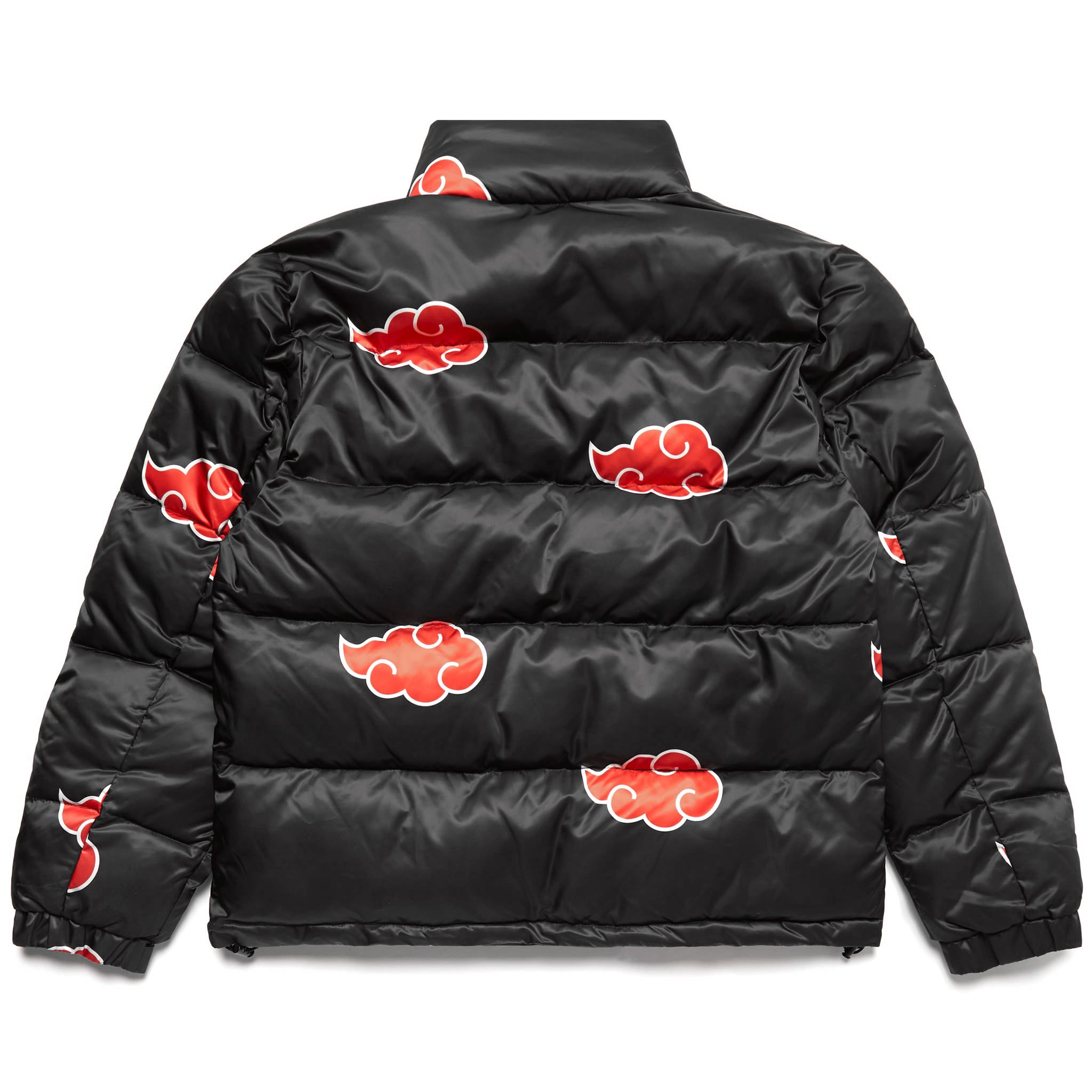 Muchic Unisex SHIPPUDEN AKATSUKI PUFFER JACKET (BLACK)