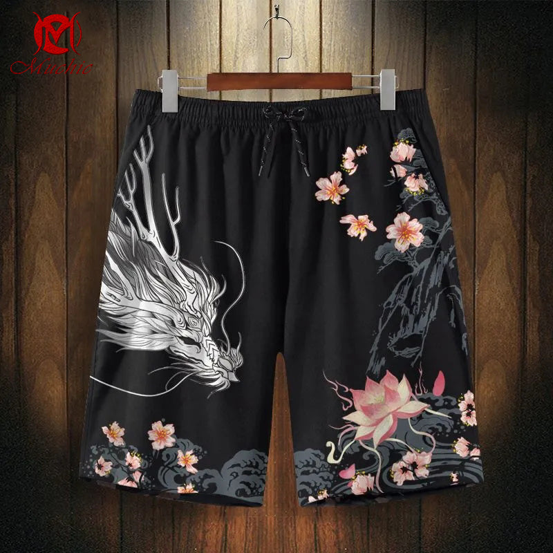 Unisex “Dragon” Casual Streetwear Shorts(Duty Free)