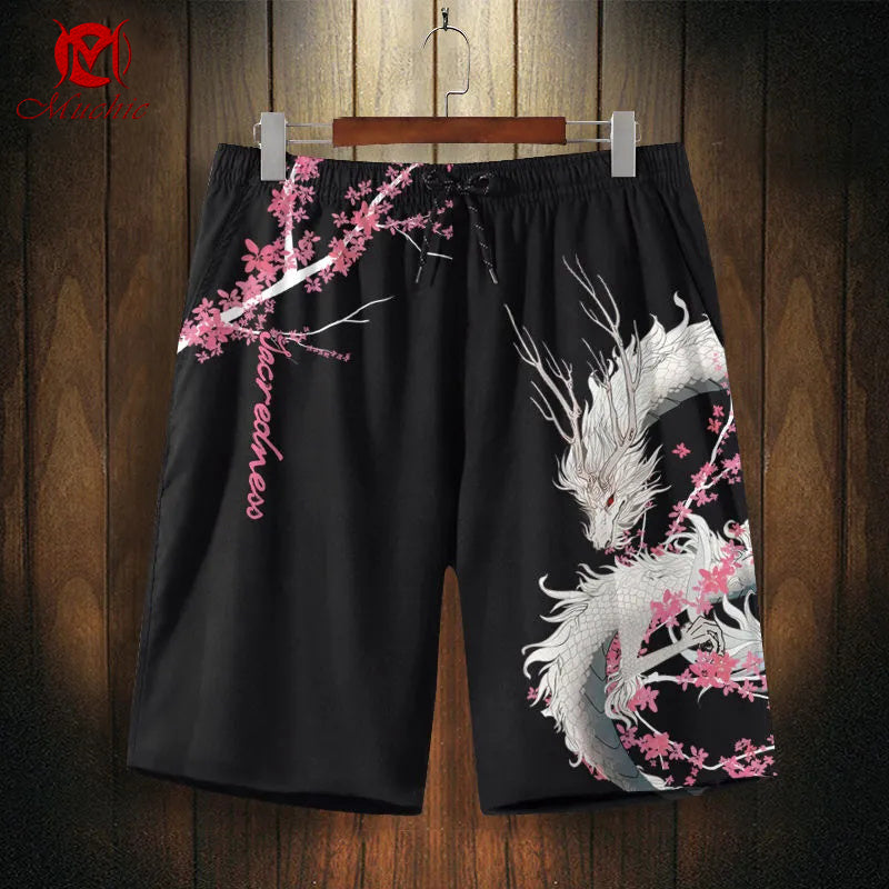 Unisex “Dragon” Casual Streetwear Shorts(Duty Free)