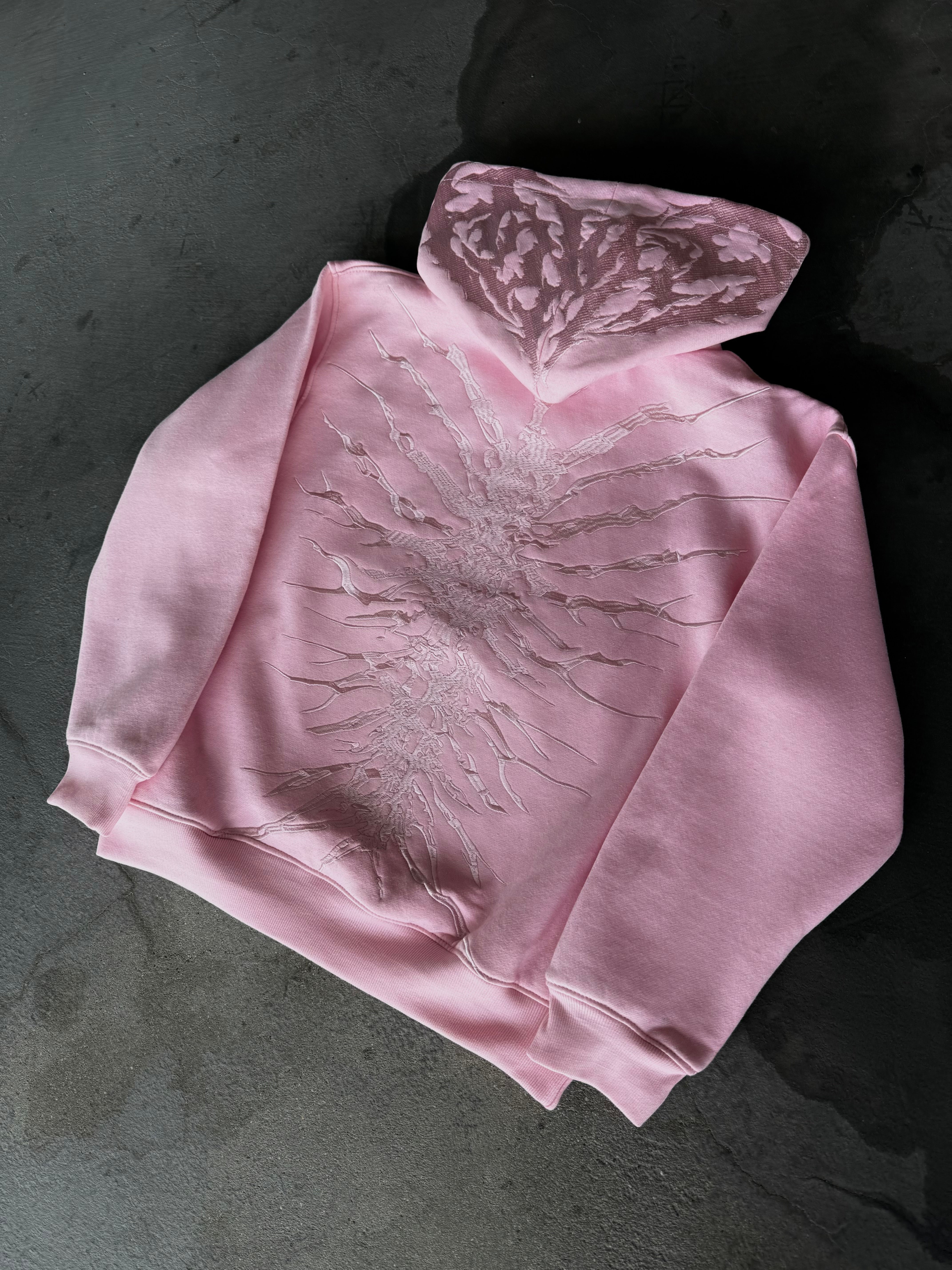 “Ghoul” Hoodie (Light Pink)