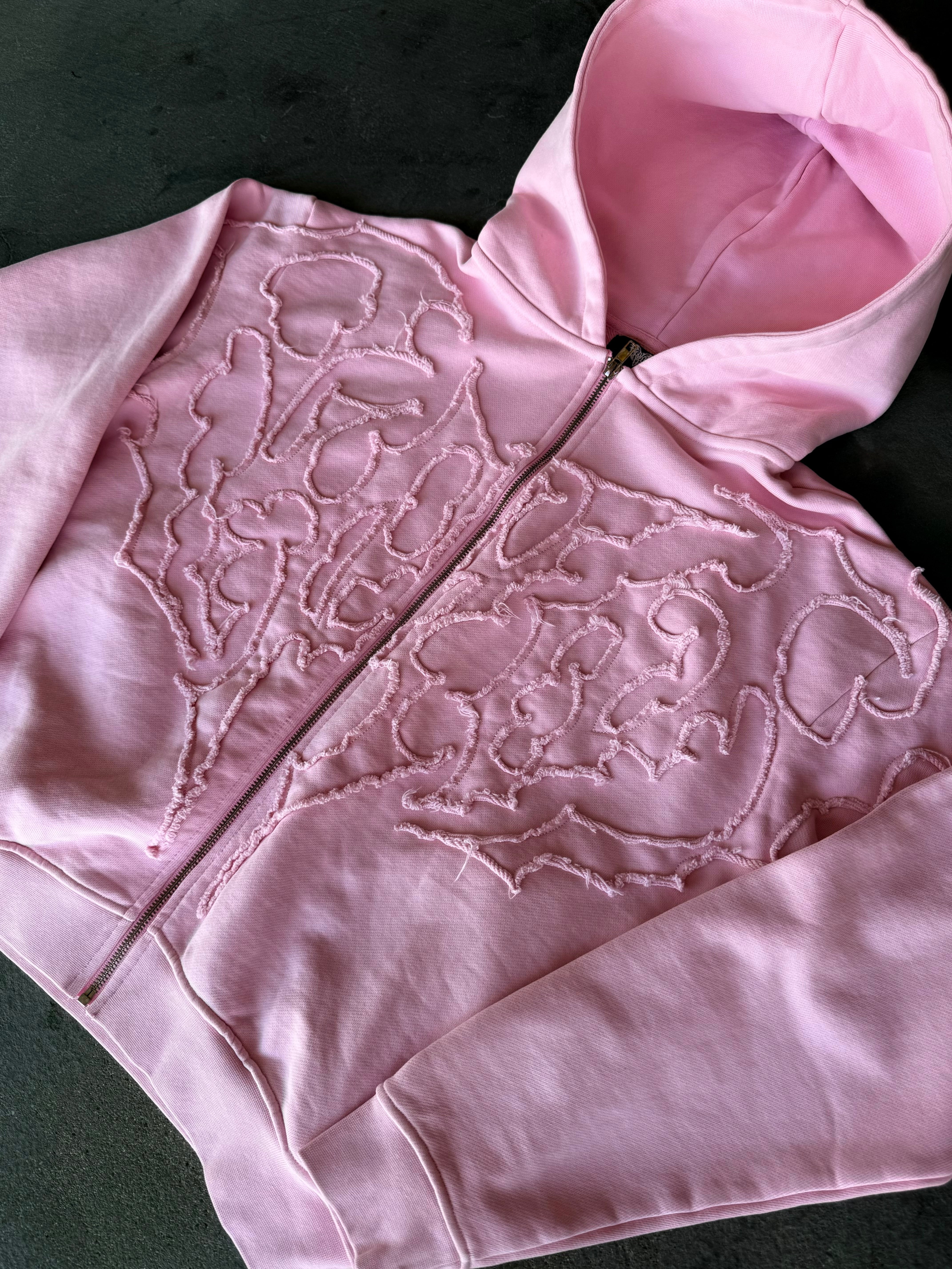 "Phantom Troupe” Zip-Up (Light Pink)