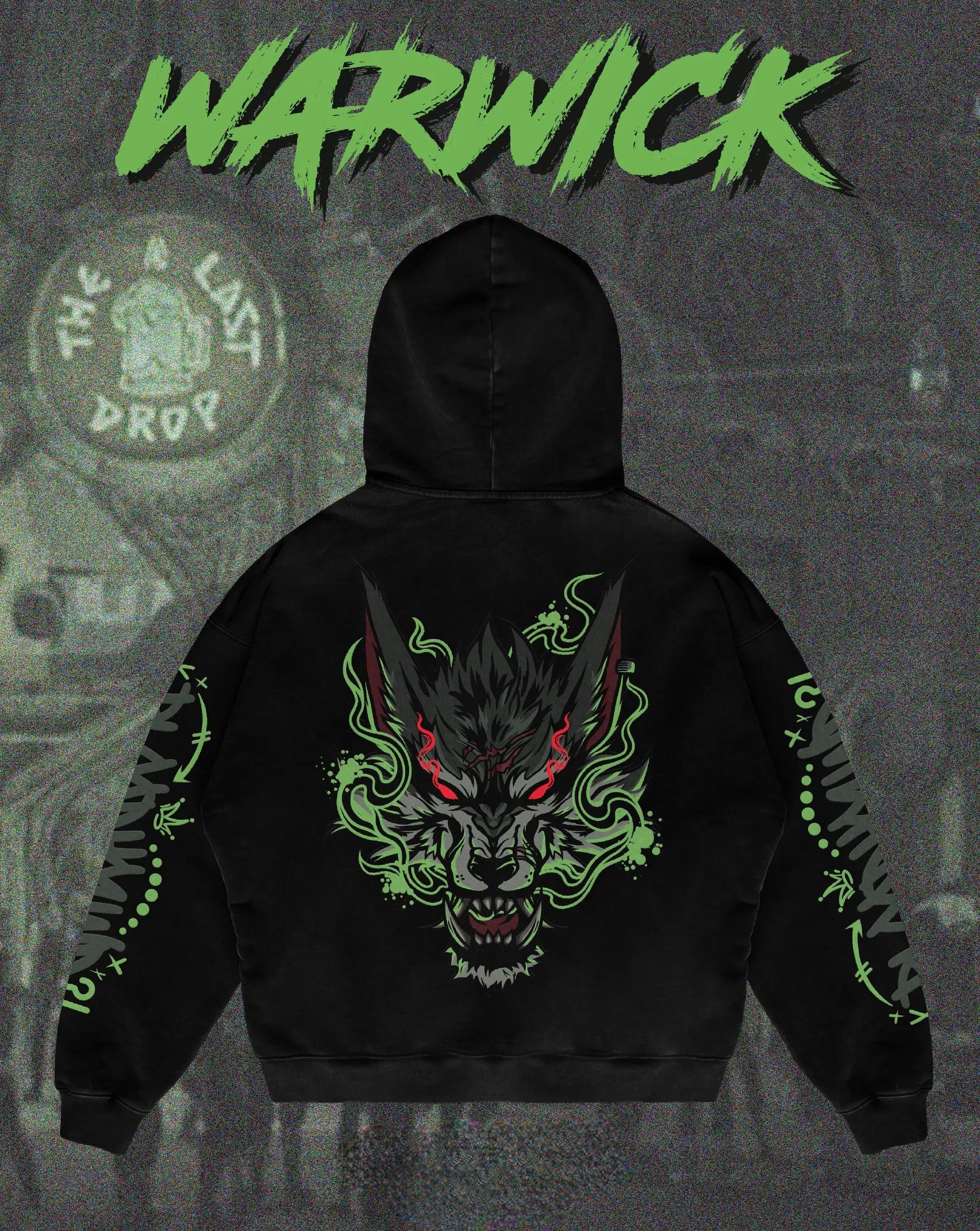 ⏰Limited time promotion💥 Muchic "Bloodhound" Warwick Oversized Hoodie