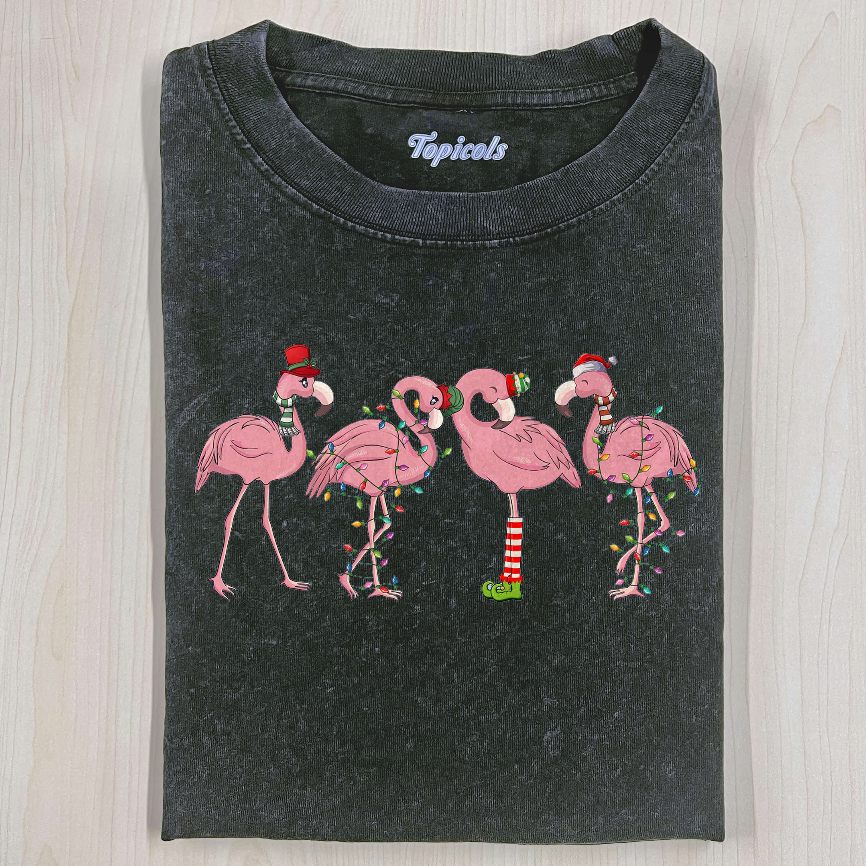 FLAMINGO CHRISTMAS SHIRT