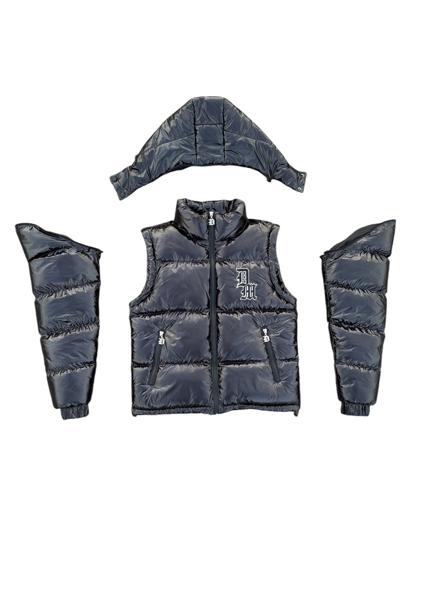 Unisex Fashion 3-in-1 Down Jacket