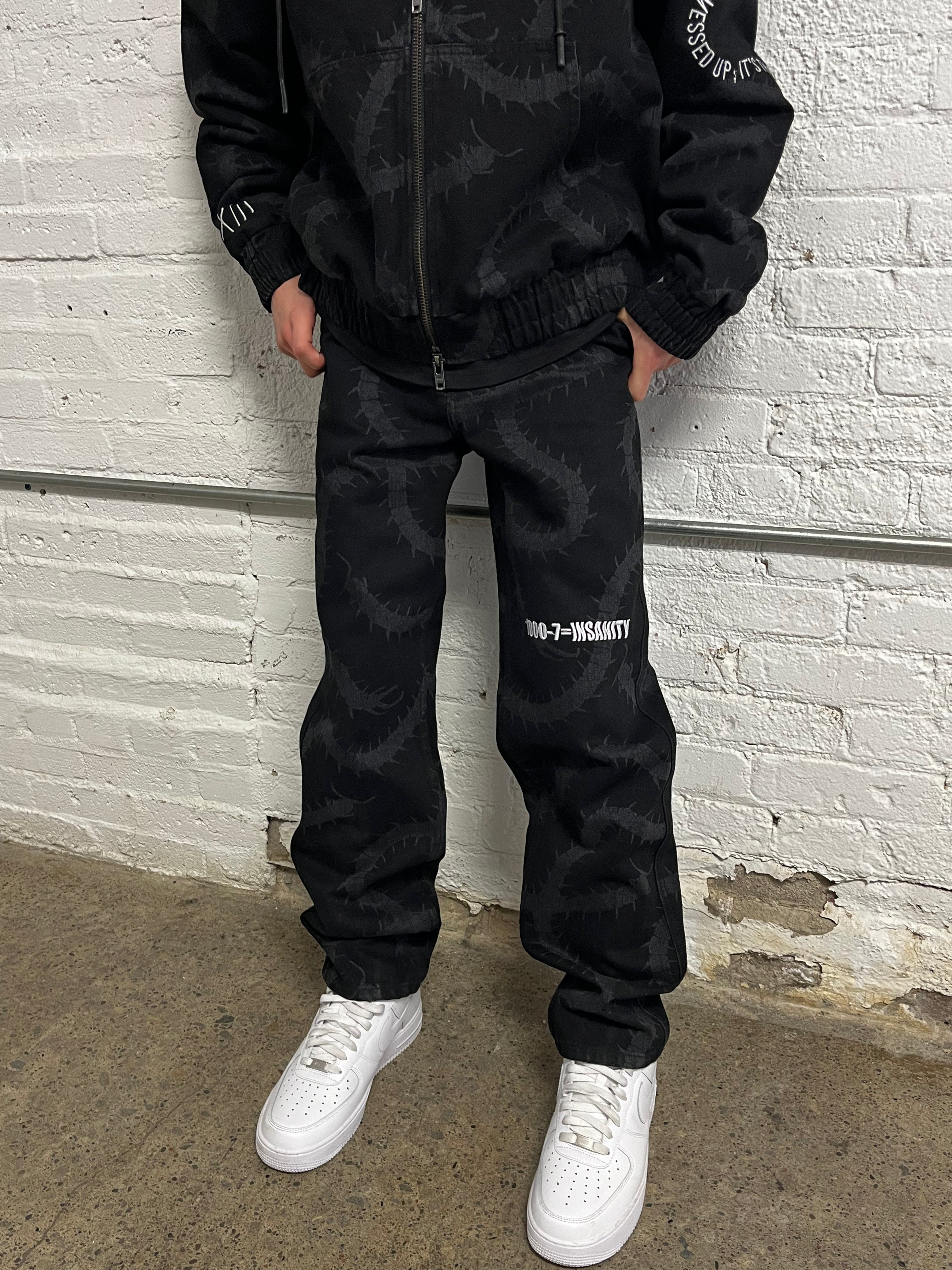 "Phobia" Jeans Black