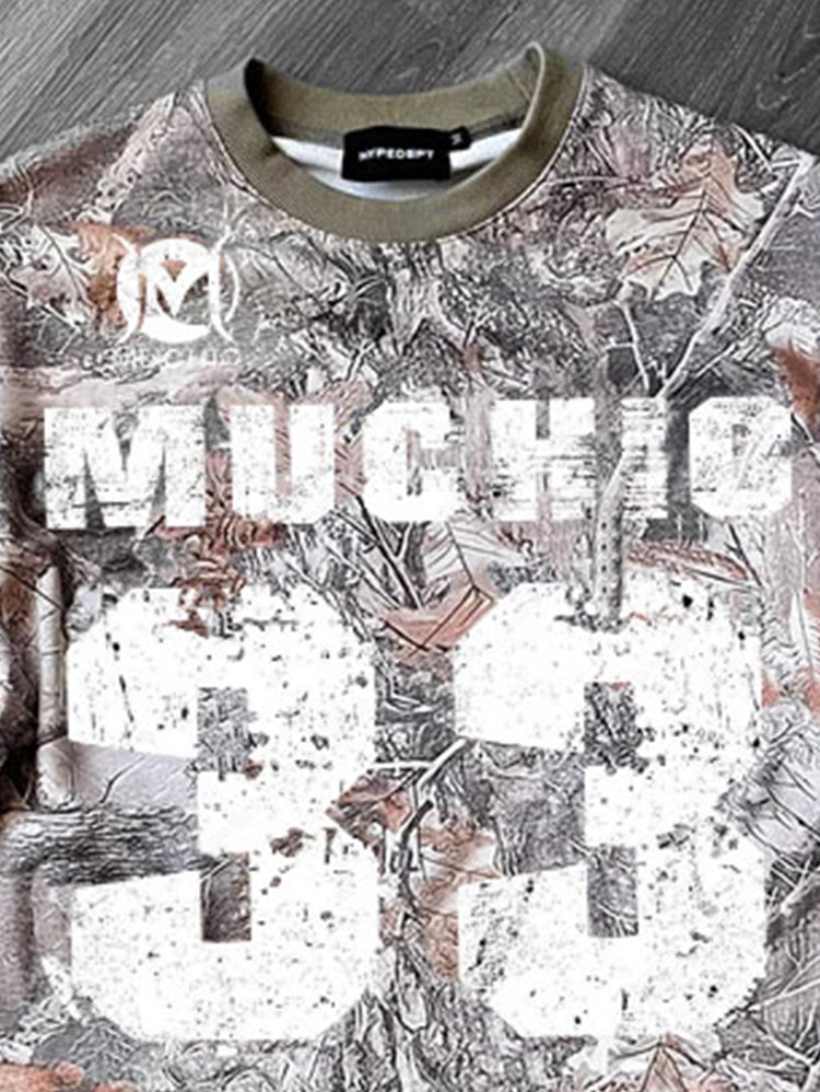 MUCHIC Fashion Digital Print 33 Men's Round Neck Long Sleeve Casual Sweatshirt