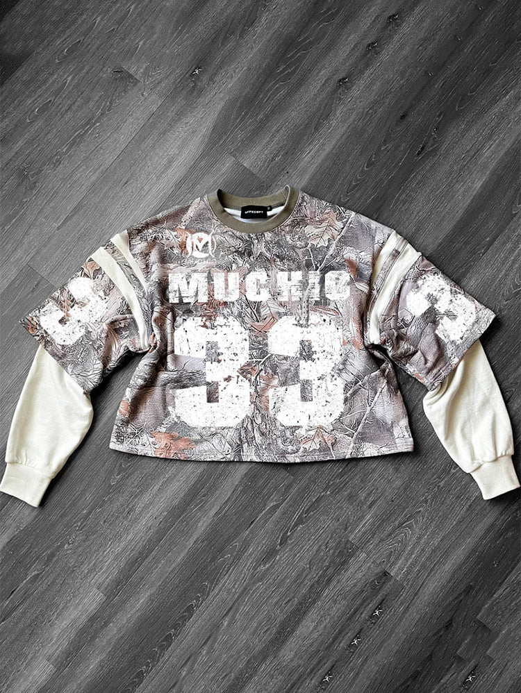 MUCHIC Fashion Digital Print 33 Men's Round Neck Long Sleeve Casual Sweatshirt