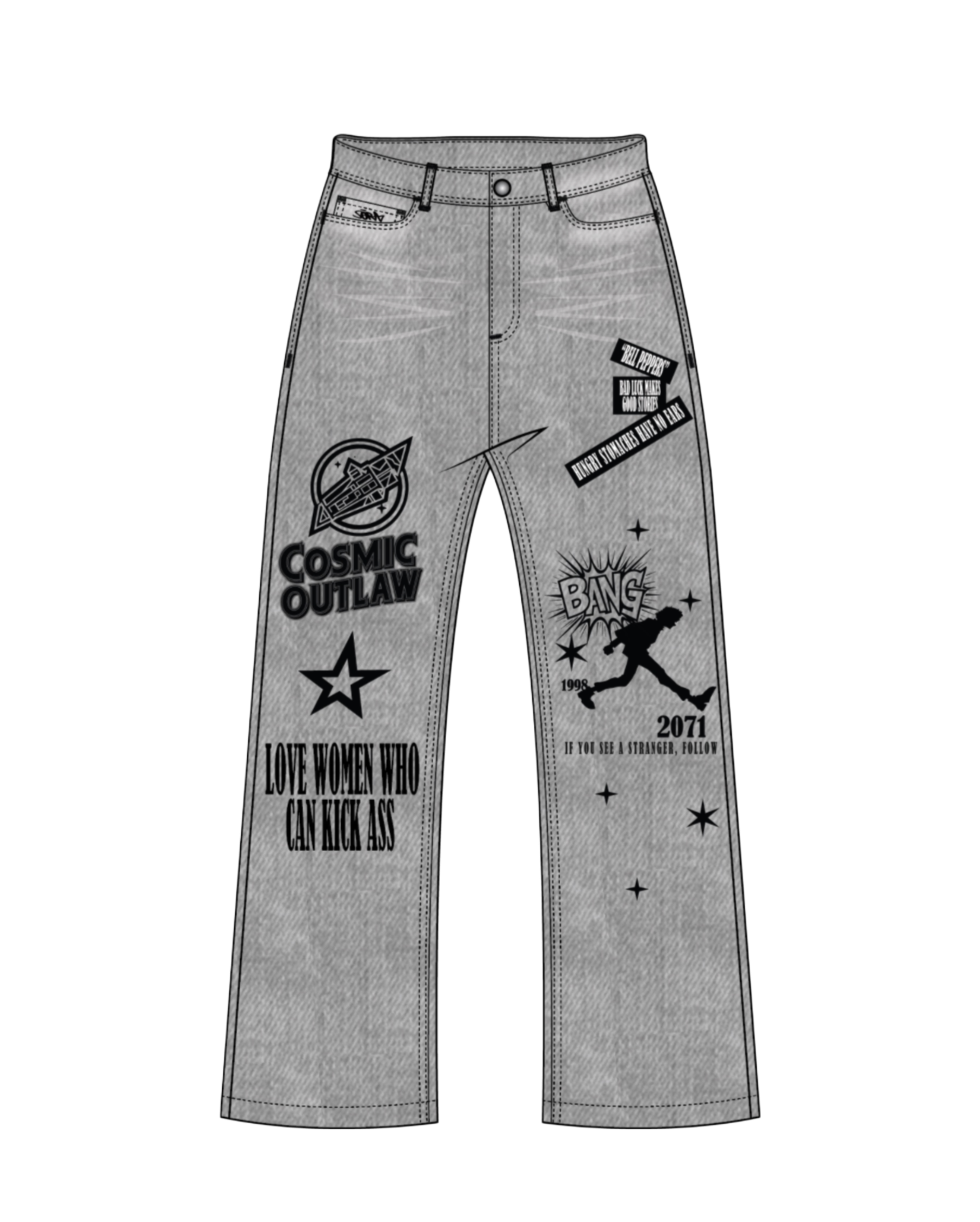 "Outlaw" Jeans