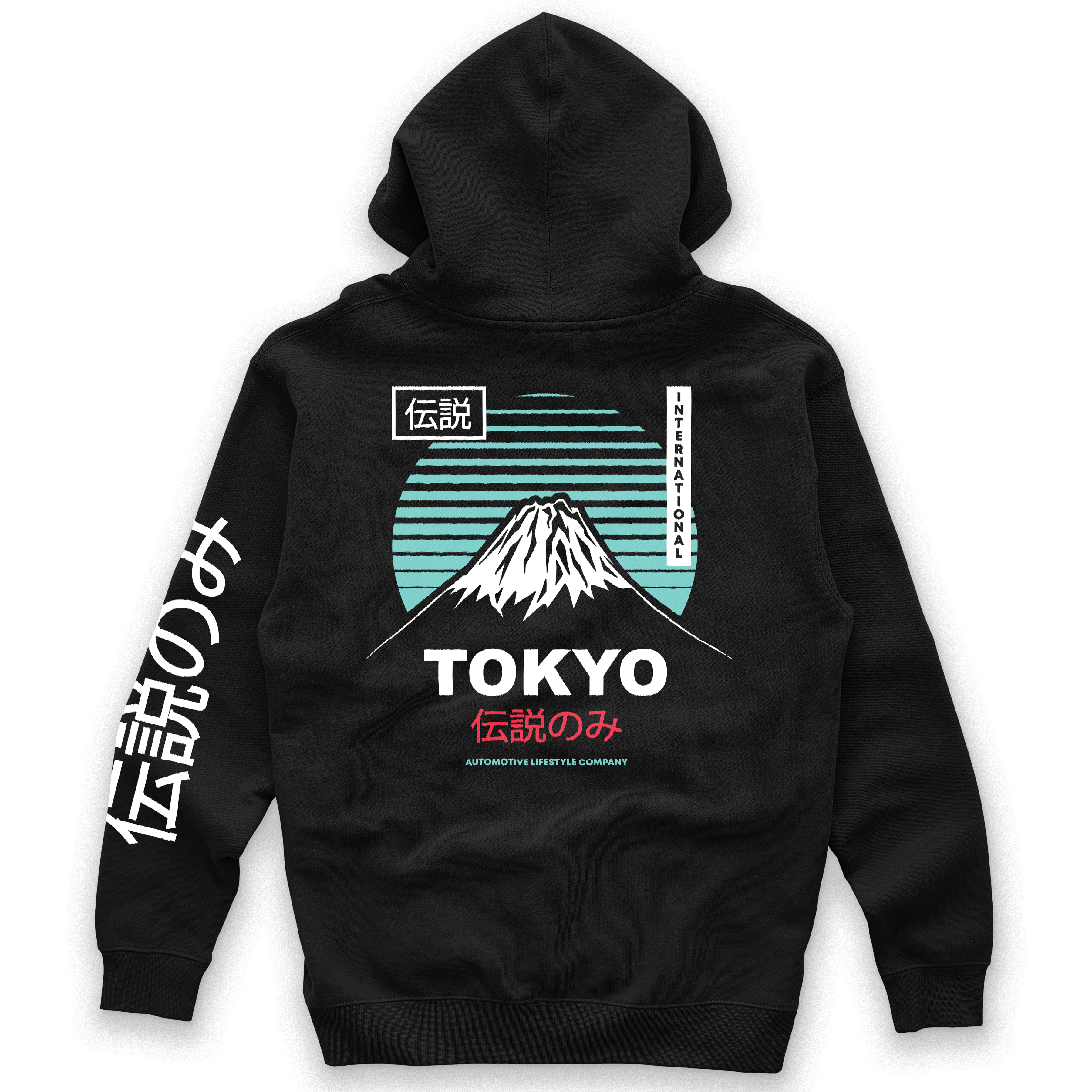 Muchic Unisex "Anime" Mt. Fuji Hoodie