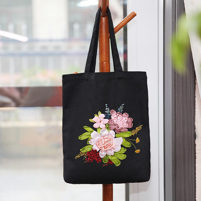 Lu Embroidery Canvas Bag Diy Material Bag(duty free)