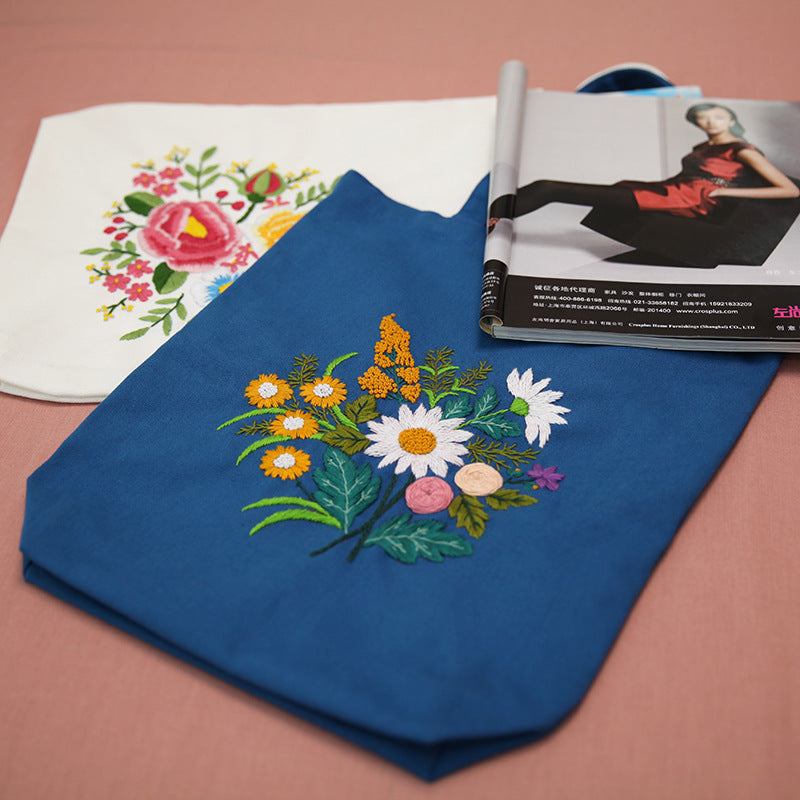 Lu Embroidery Canvas Bag Diy Material Bag(duty free)