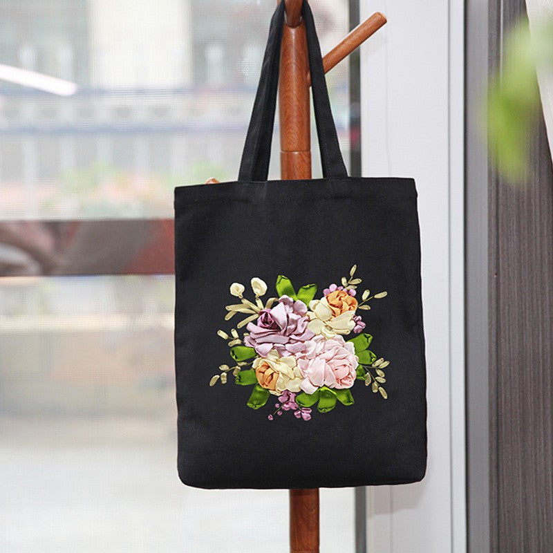 Lu Embroidery Canvas Bag Diy Material Bag(duty free)