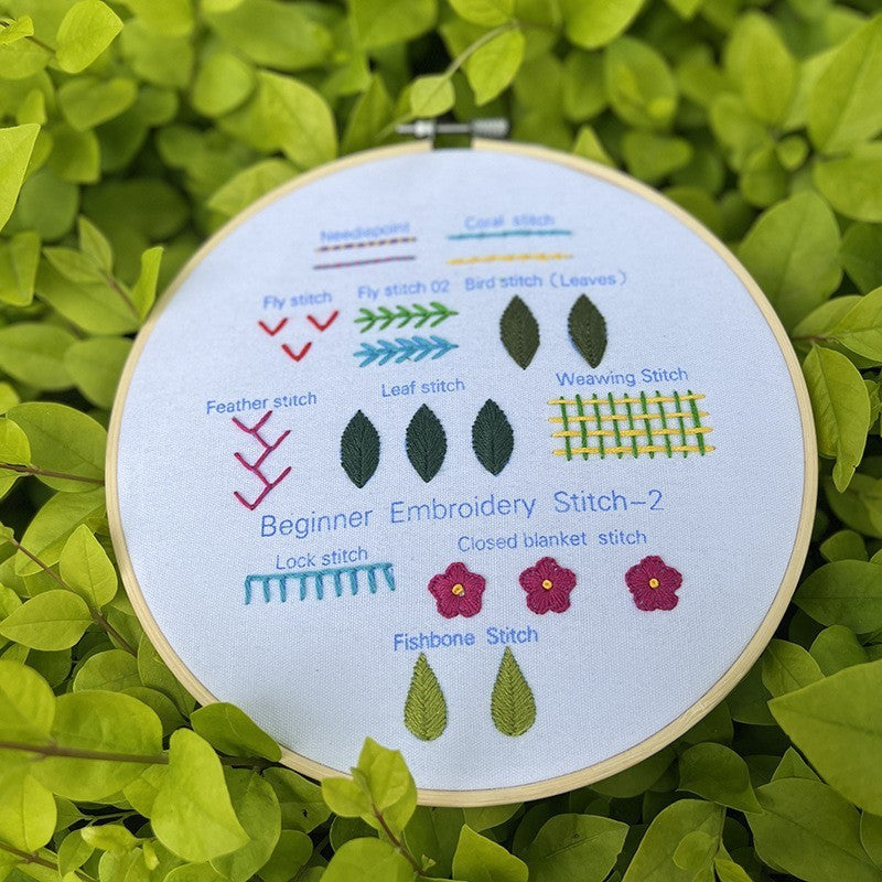 Lu Embroidery Diy  Novice Teaching Material Pack Handmade Needle And Thread Set(duty free)