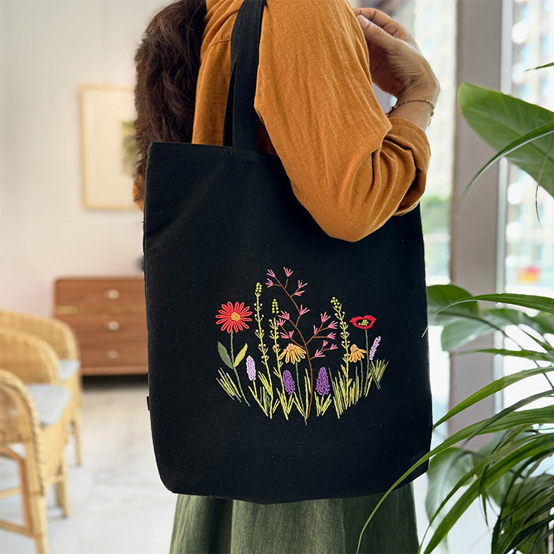 Lu Embroidery Canvas Bag Diy Material Bag(duty free)