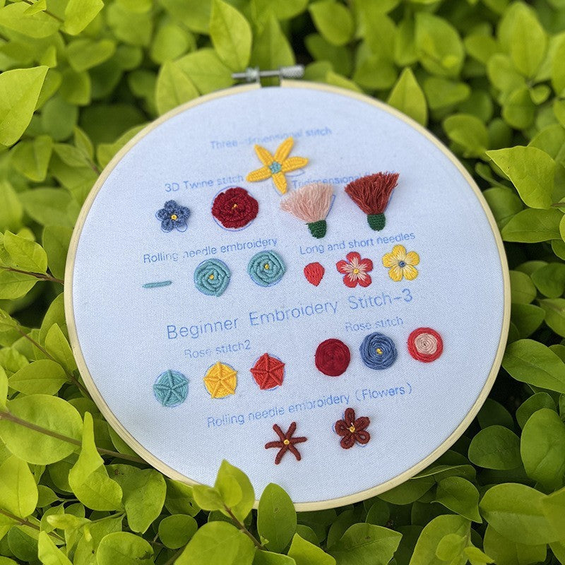 Lu Embroidery Diy  Novice Teaching Material Pack Handmade Needle And Thread Set(duty free)