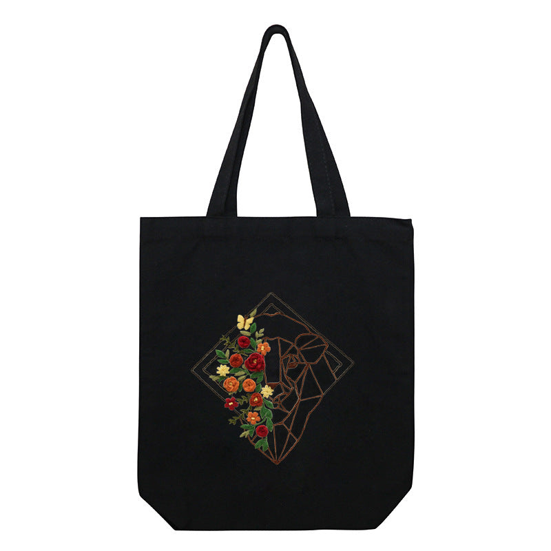 Lu Embroidery Canvas Bag Diy Material Bag(duty free)