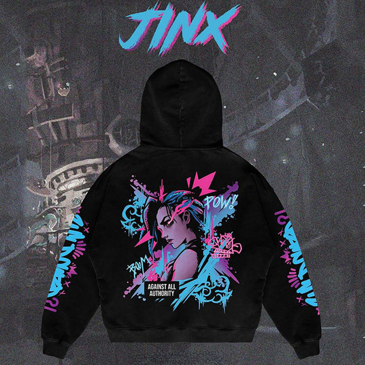 ⏰Limited time promotion💥Muchic Fashion Unisex Jinx Arcane Hoodie