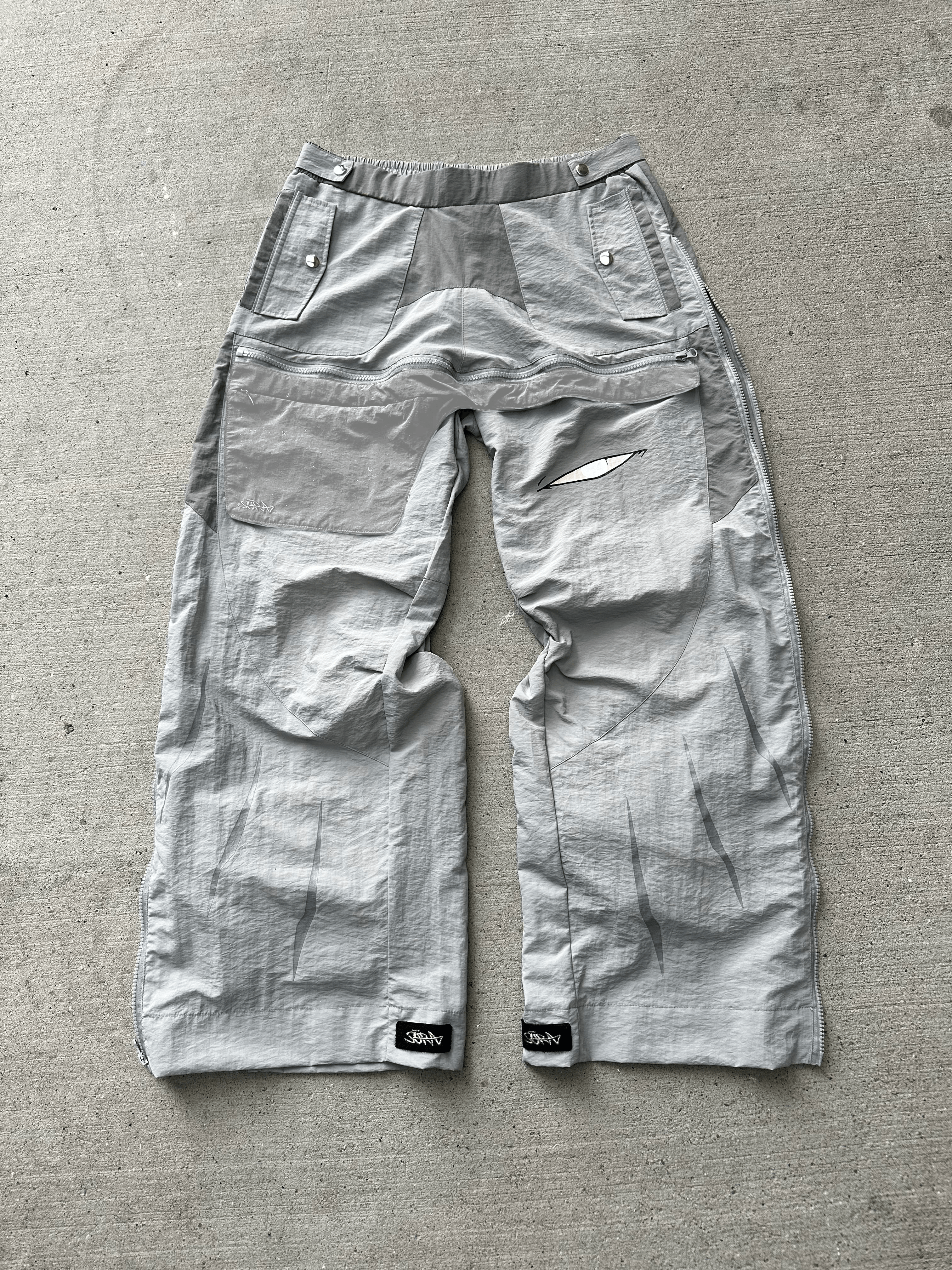 "Puppet Master" Parachute Pants