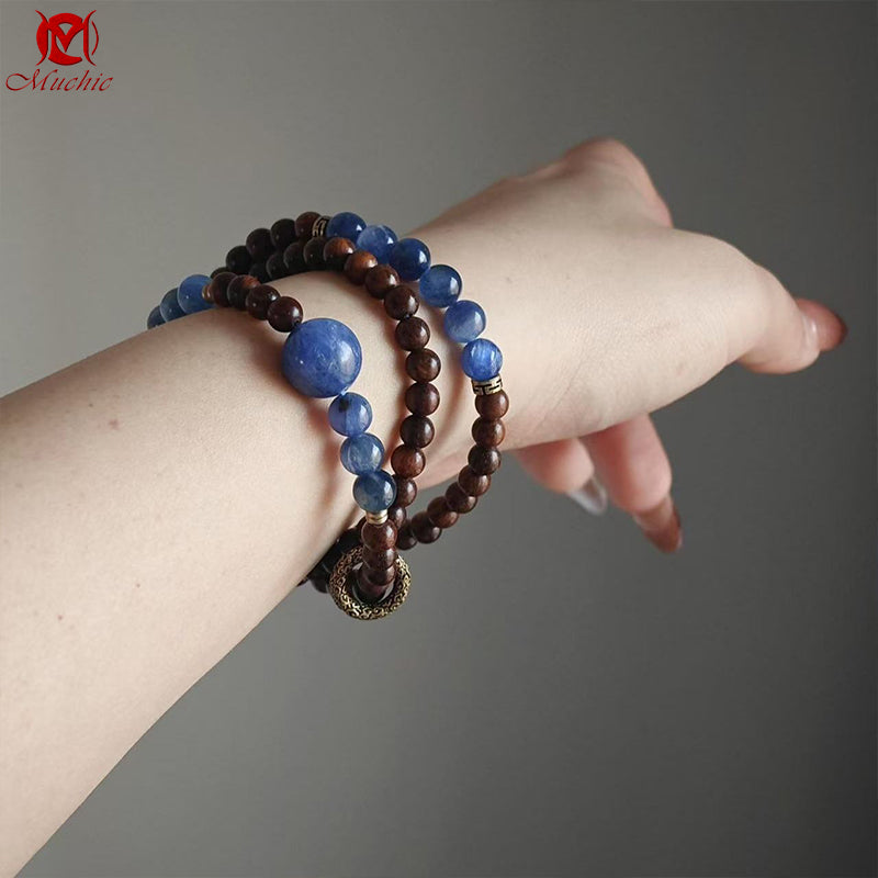 Natural Aquamarine Crystal Bracelet
