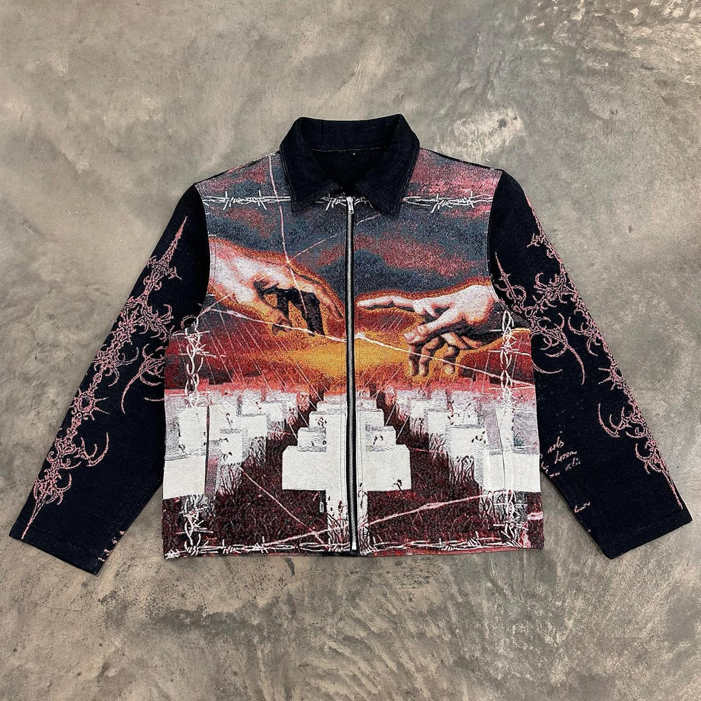 Fear God Print Zipped Jacket