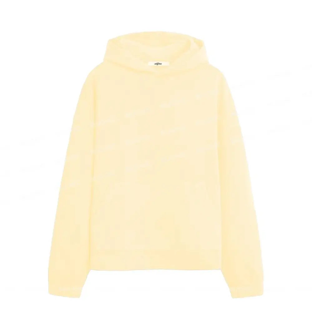 ⏰Annual Offer💥Muchic Unisex ’Solid Color’ Loose Long Sleeve Hooded Sweatshirt Apricot / S