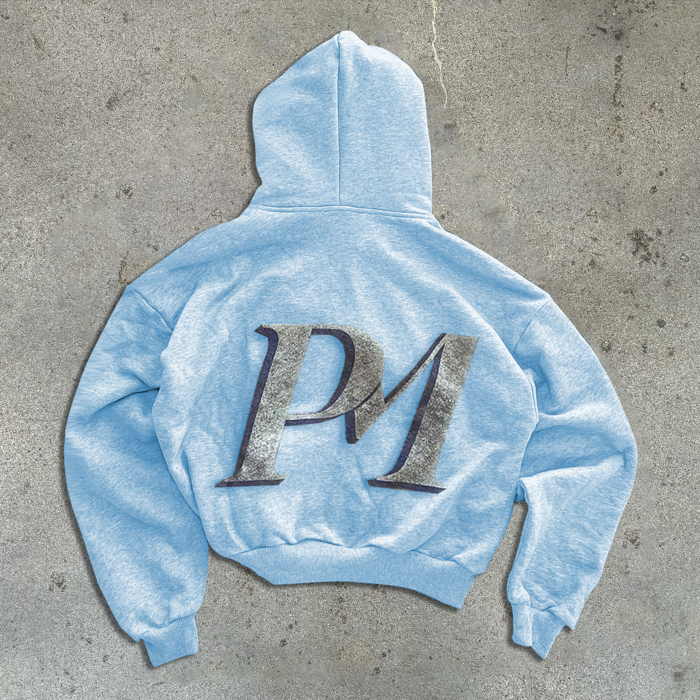 Muchic Fashion personalized PM print hoodie