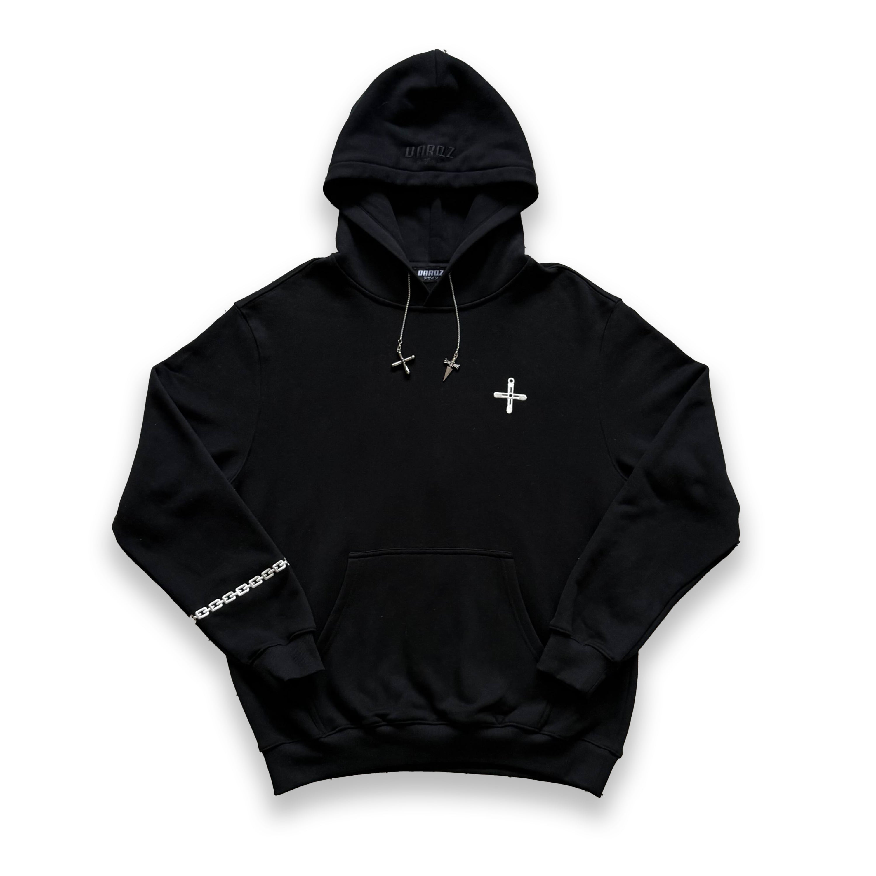 Chain Hoodie Black