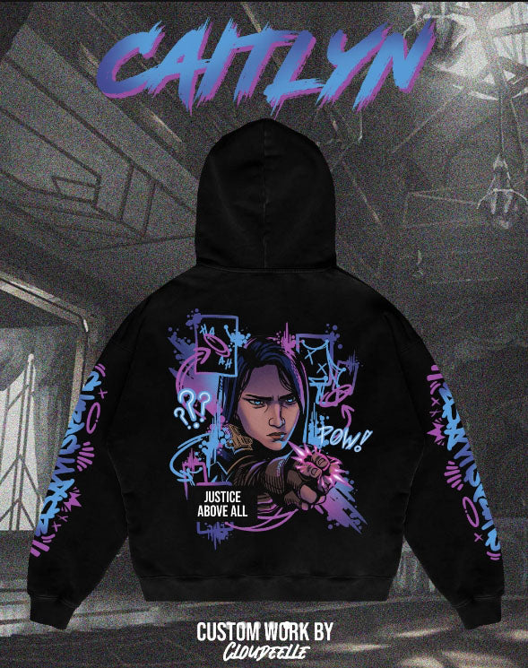 Muchic Unisex Arcaneleagueoflegends Cahlyn Oversized Hoodie