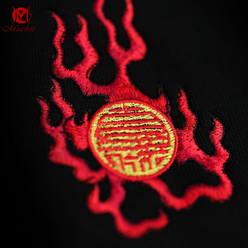 Unisex Intangible Cultural Heritage Dragon Embroidery Pants(Hand Embroidered) (Duty Free)