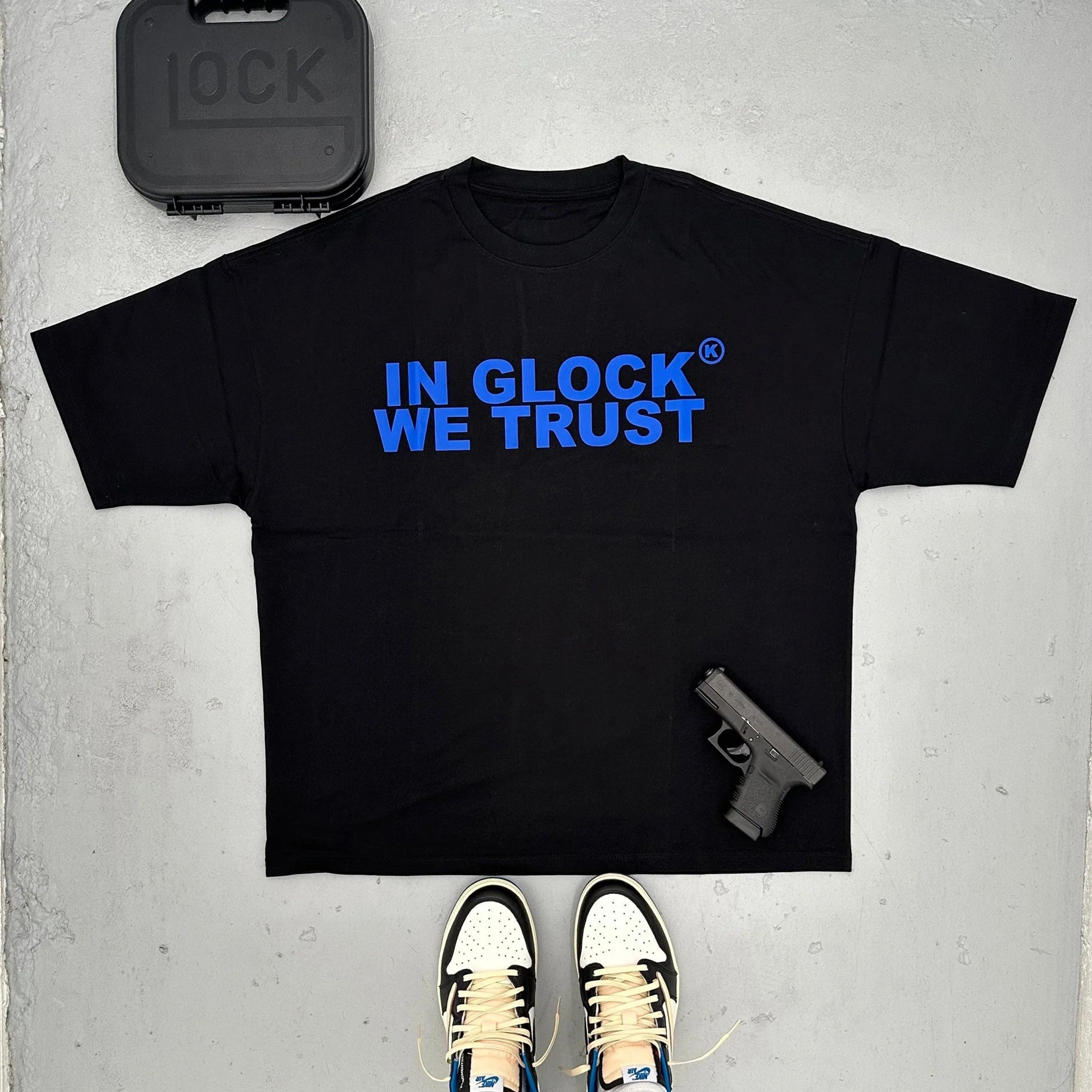 Muchic In Glock We Trust printed T-shirt