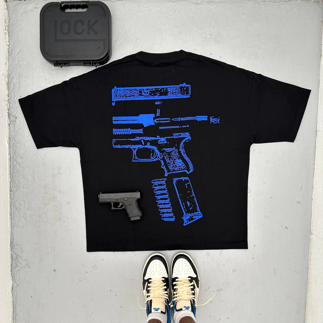 Muchic In Glock We Trust printed T-shirt