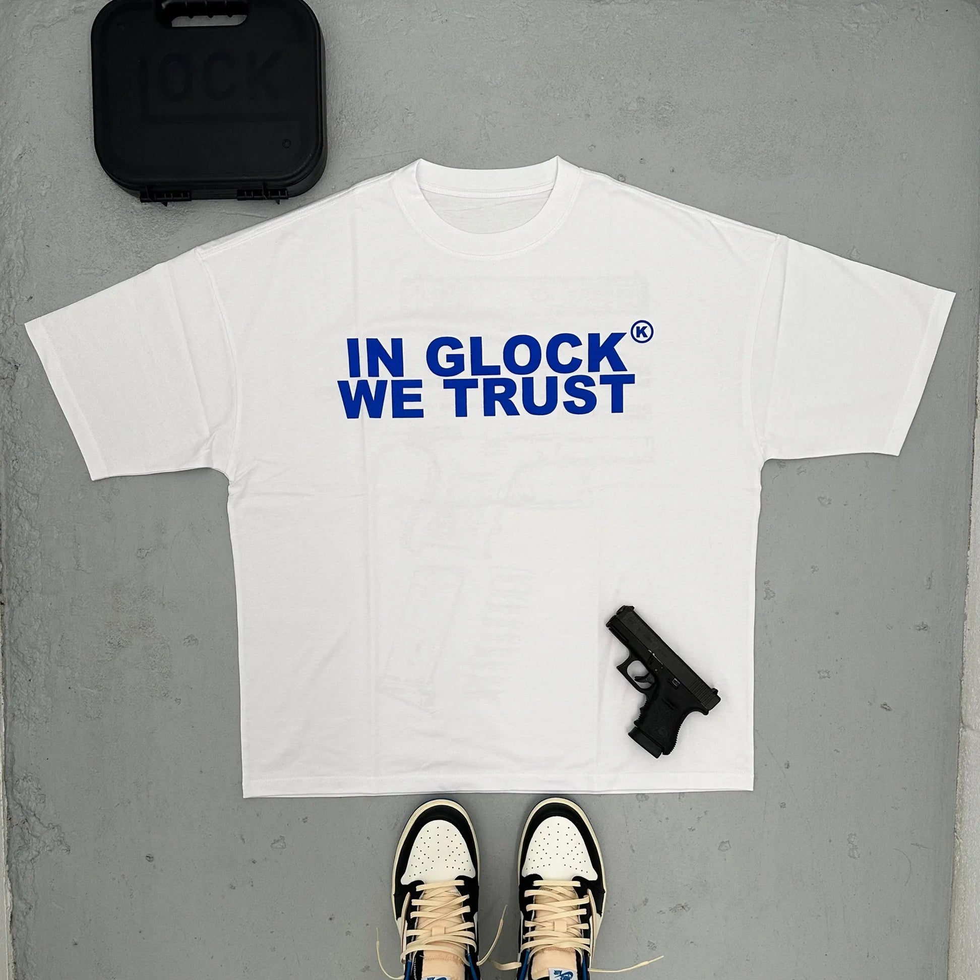 Muchic In Glock We Trust printed T-shirt