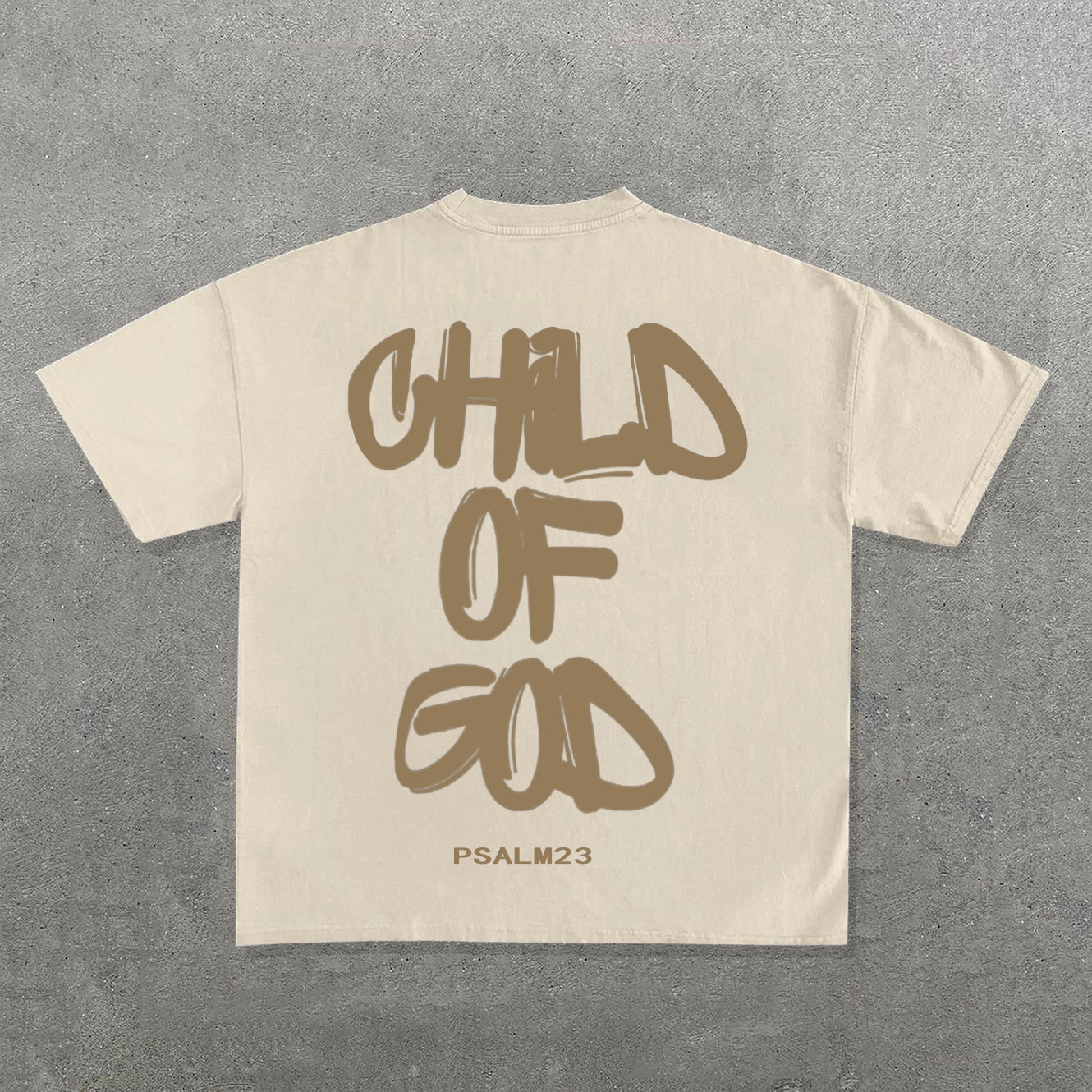 Muchic Child Of God Print Short Sleeve T-Shirt