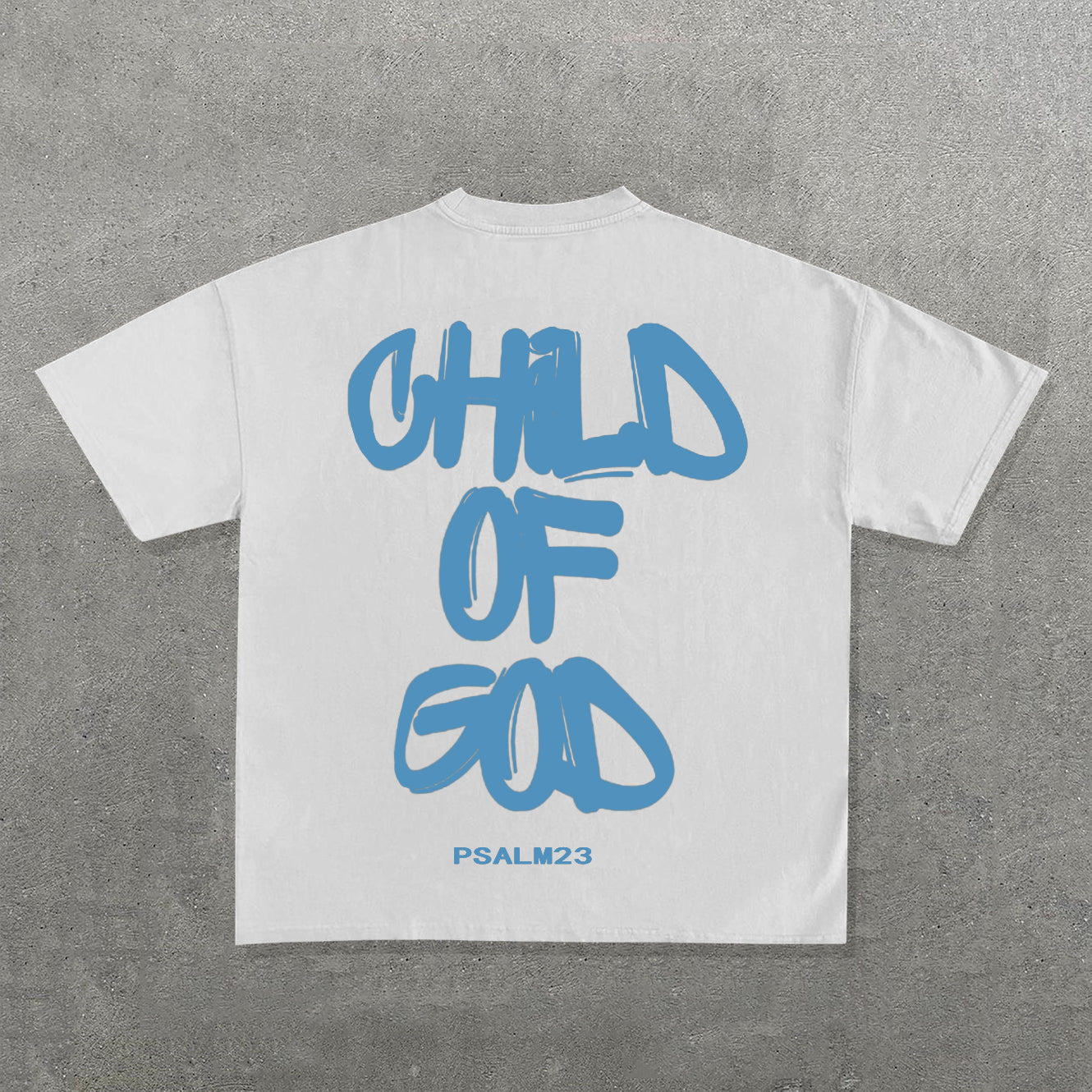 Muchic Child Of God Print Short Sleeve T-Shirt