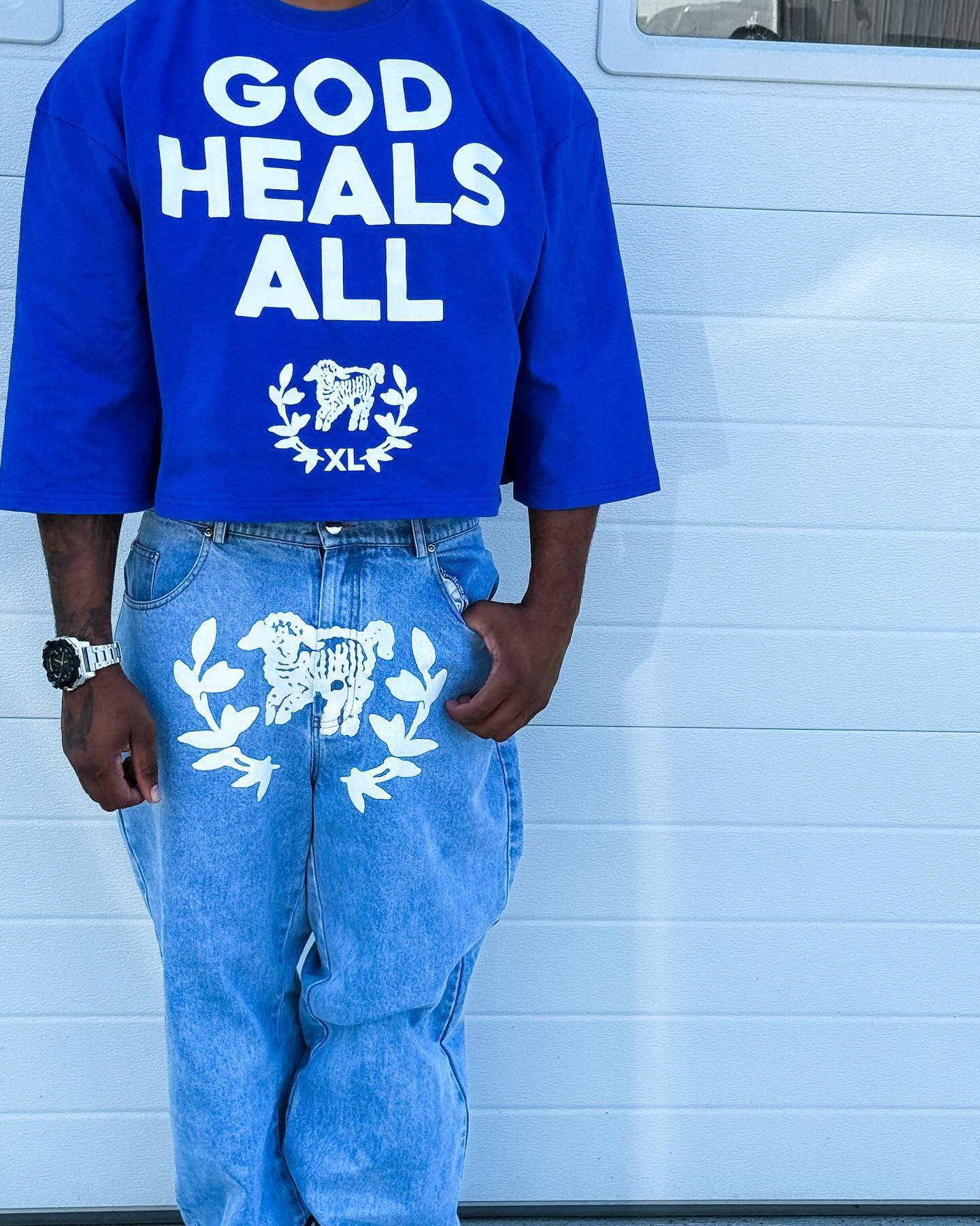 Muchic god heals all t-shirt