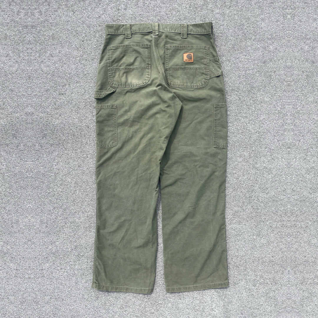 Vintage Carhartt Green Carpenter Trousers