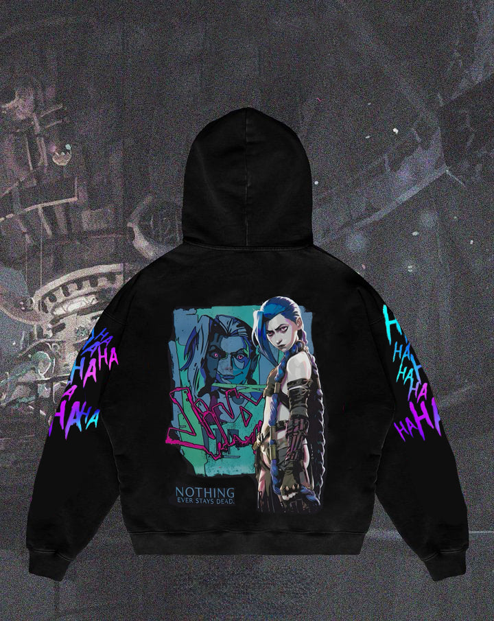 Muchic Unisex Arcane Jinx Oversized Hoodie